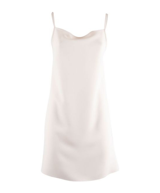 P.a.r.o.s.h Mini Dress With Delicate Bow Detail In White