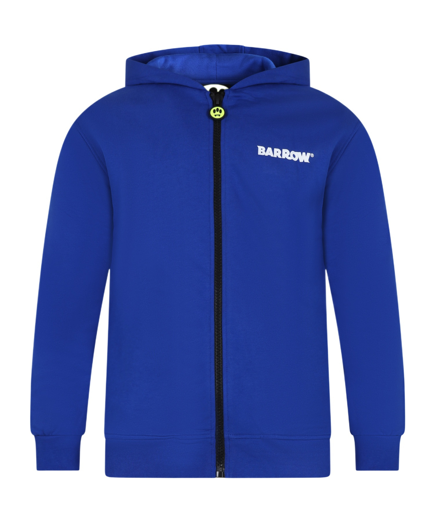 Barrow Logo-print Zip Hoodie In Blue