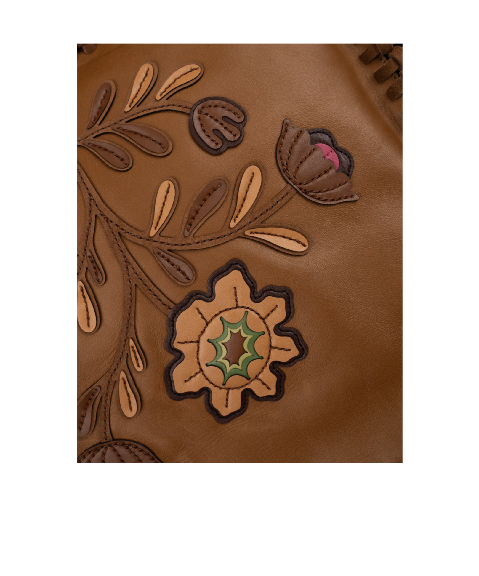Etro Floral Embroidered Tote Bag In Brown