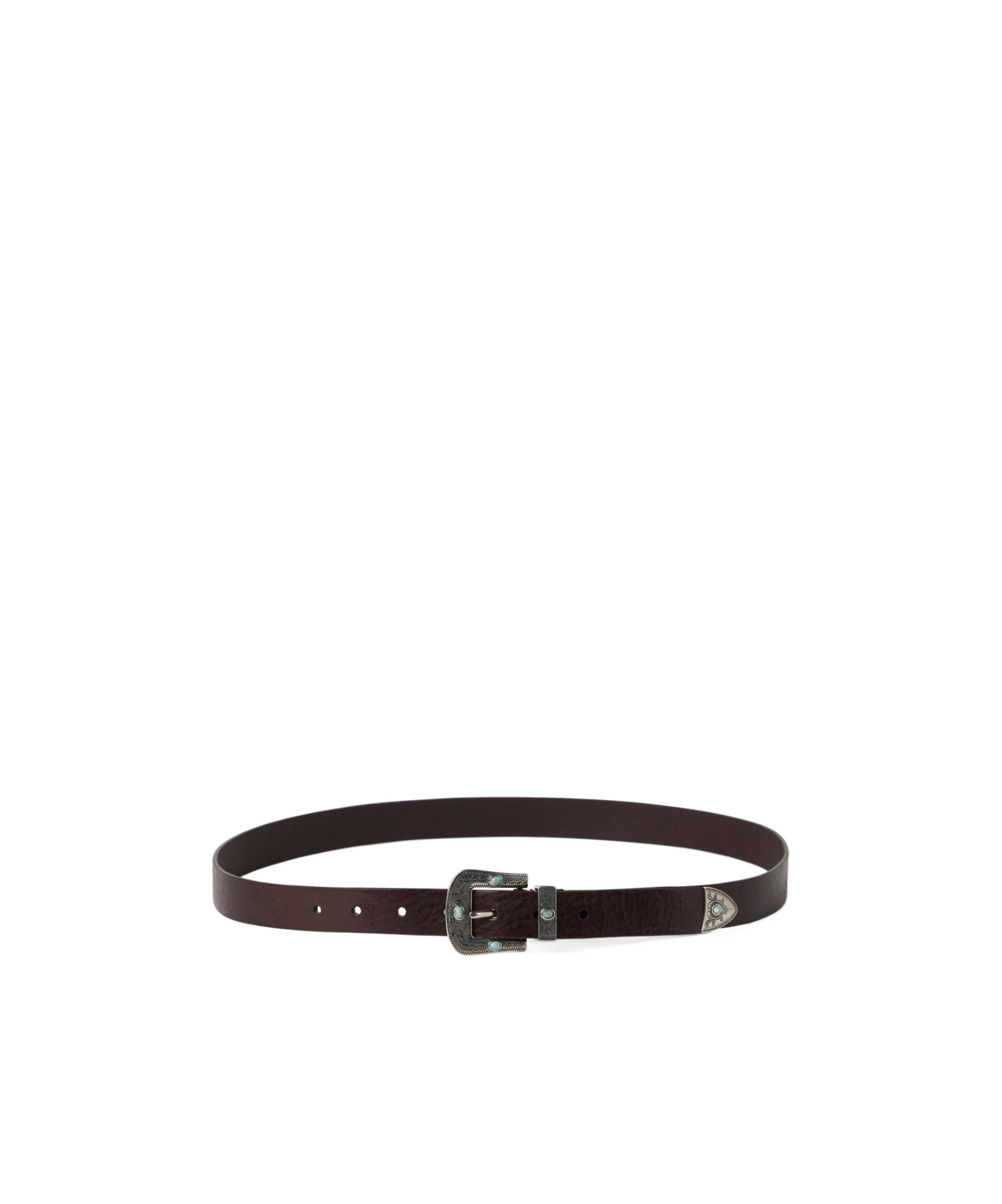 Brunello Cucinelli Leather Belt In Black