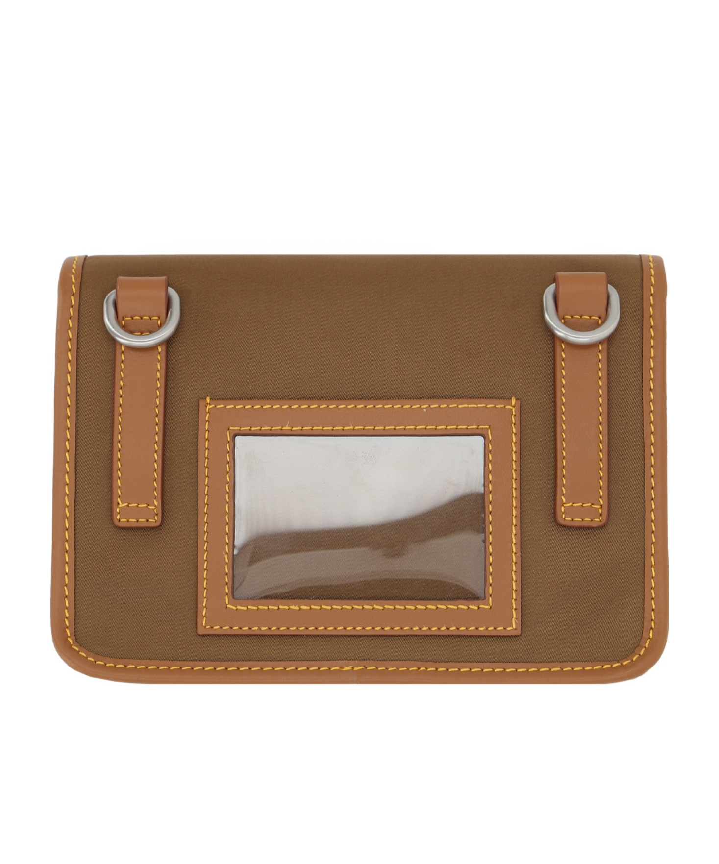 PRADA ENAMEL TRIANGLE-LOGO PHONE CASE