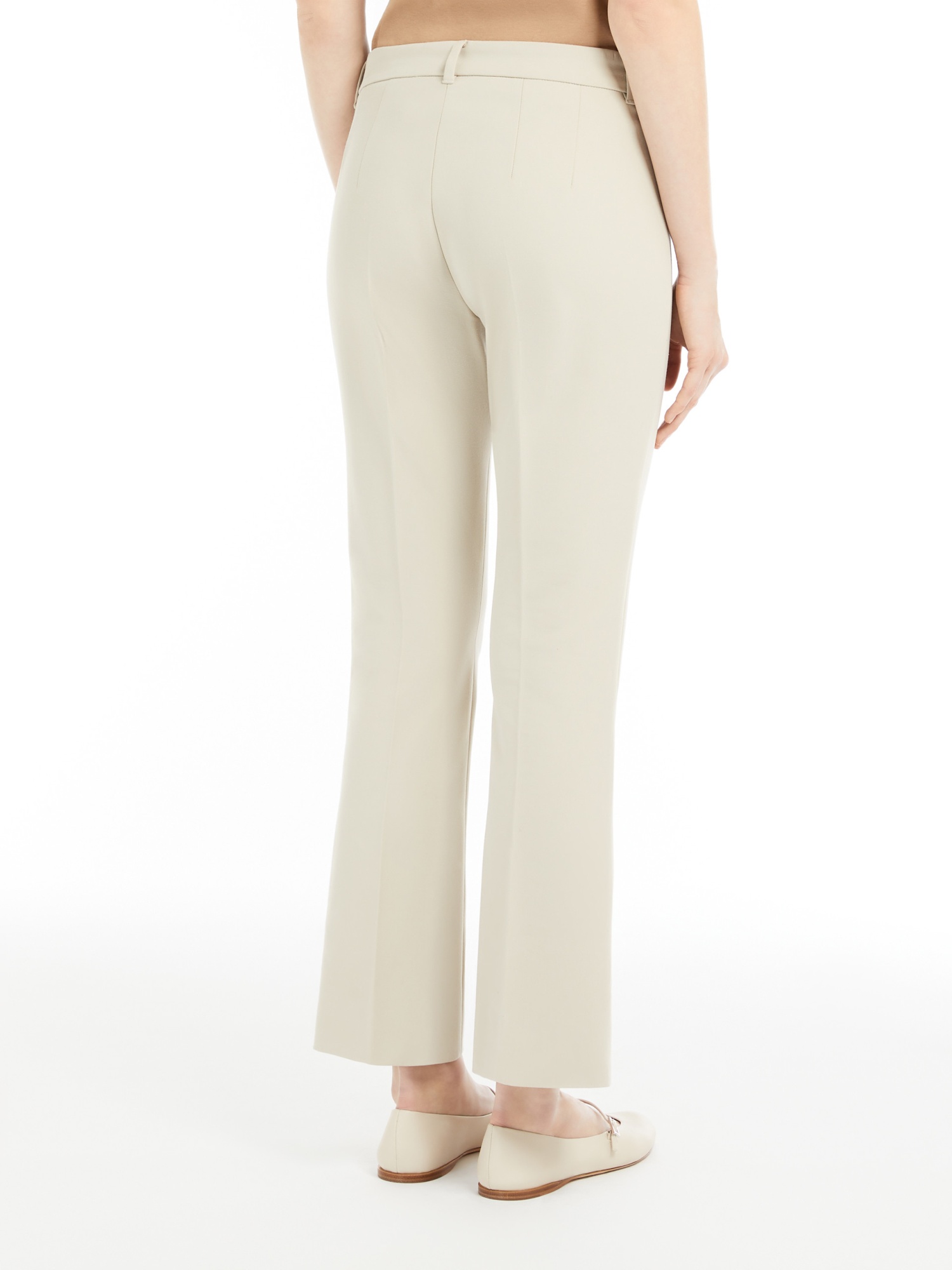 Max Mara Belt-loop Casual Pants In Nude