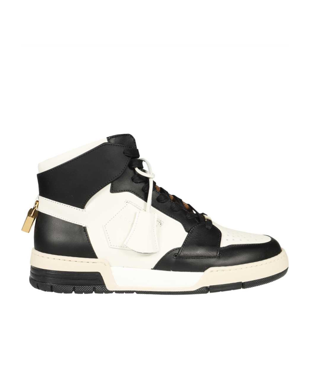 Buscemi Panelled High-top Sneakers In Black