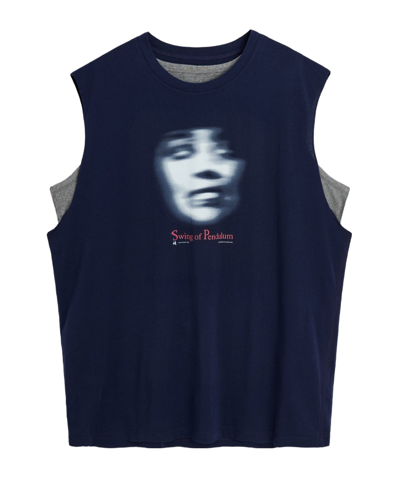 Our Legacy Navy Gravity Reversible Tank Top In Black
