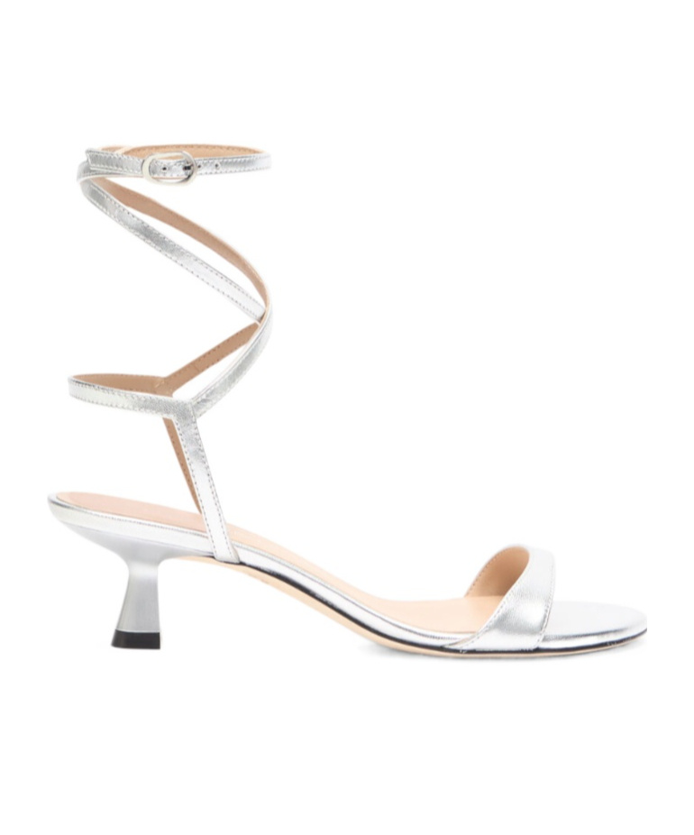 Stuart Weitzman Wrap Ankle-strap Sandals