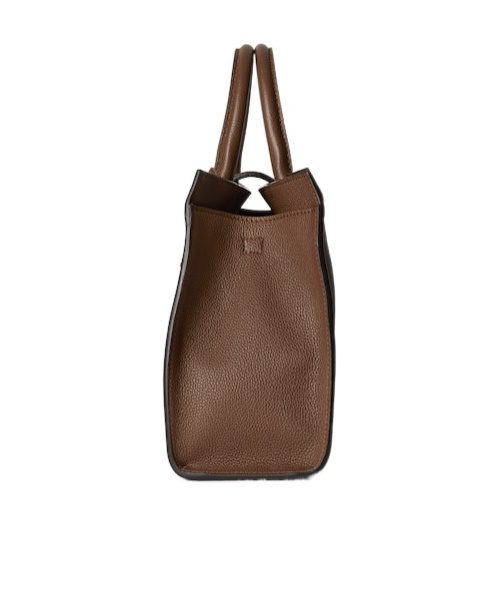 Gucci Medium Tote Bag With Hook Buckle Opening And Closing In Brown