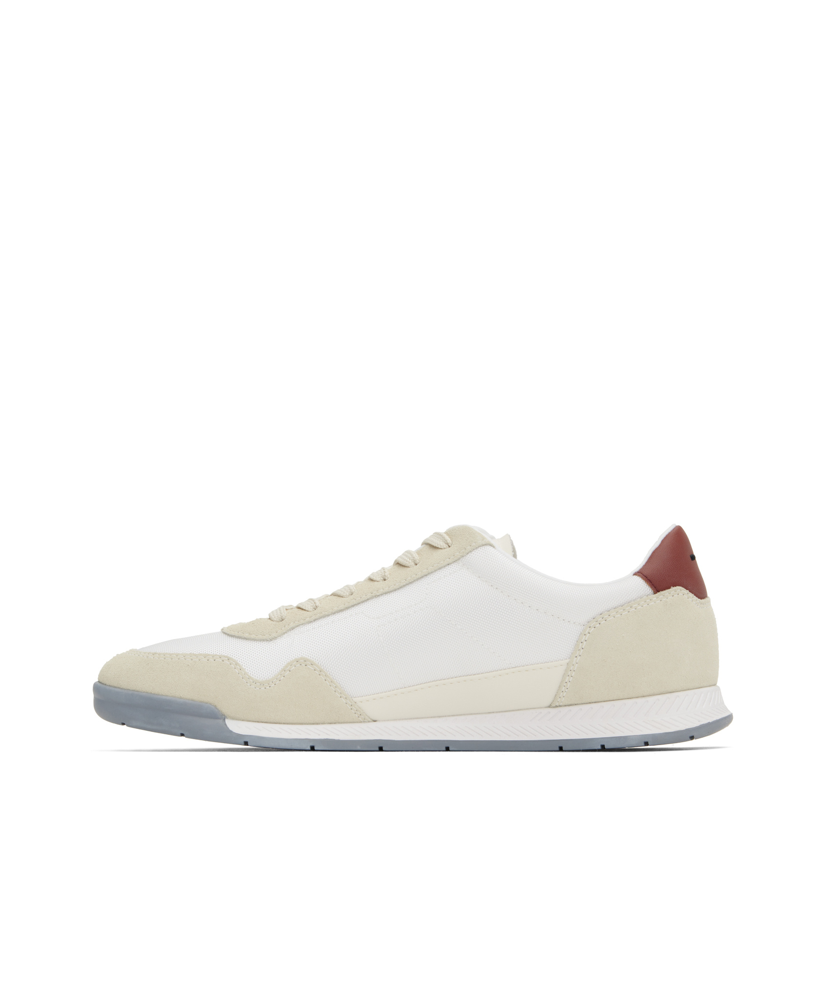 Hugo Boss Lace-up Sneakers In Open White