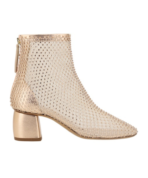 Shop Forte Forte 55mm Mesh Boots In Nude