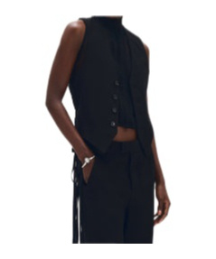 Ann Demeulemeester Classic Waistcoat In Black