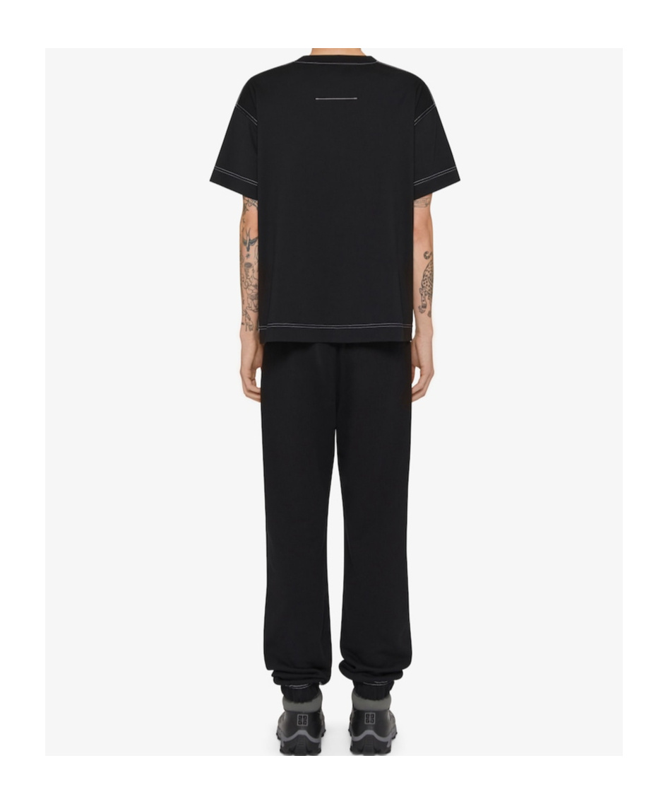 Givenchy 4g Patch Crewneck T-shirt In Black