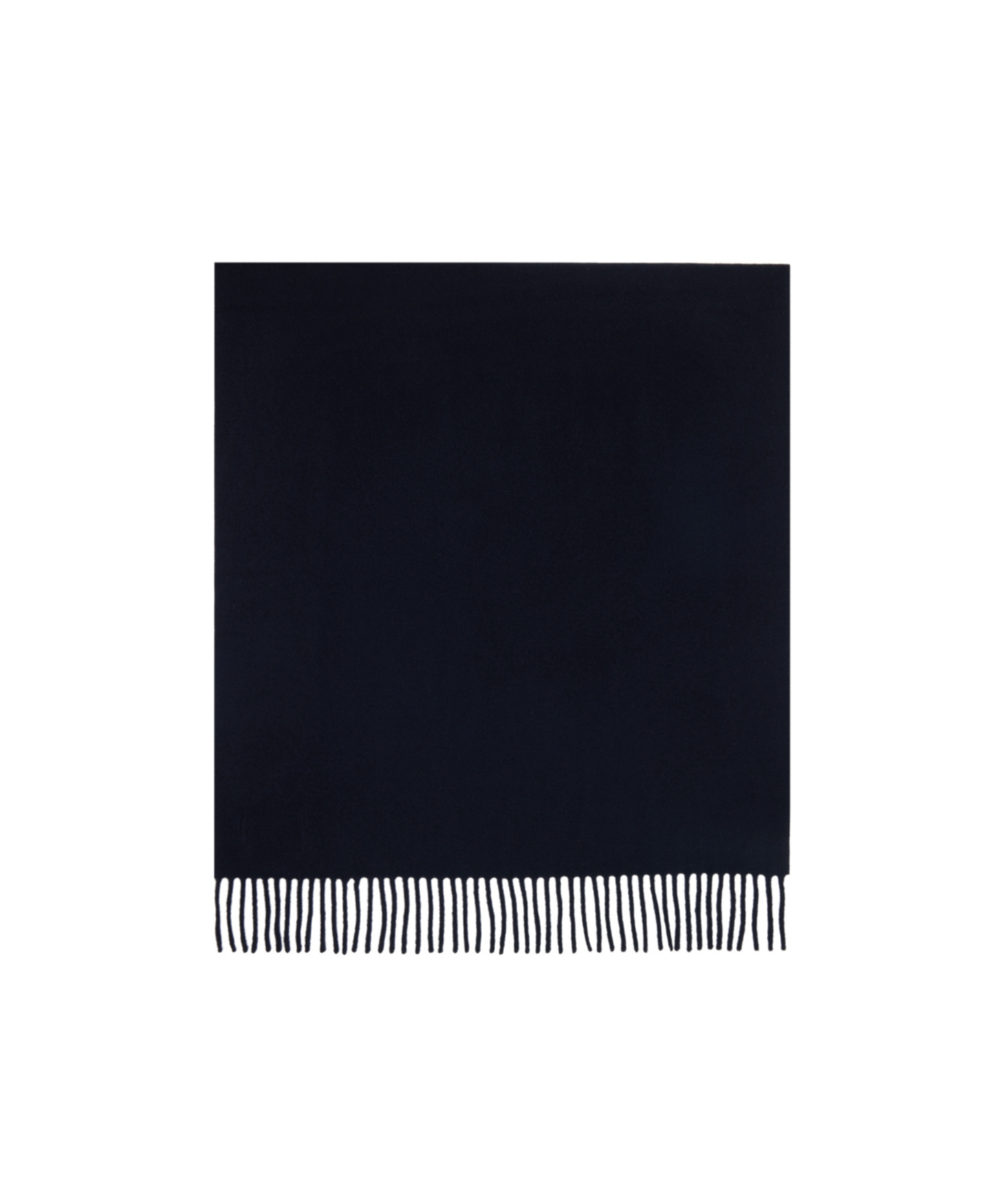 Maison Kitsuné Bold Fox Head Patch Scarf In Black