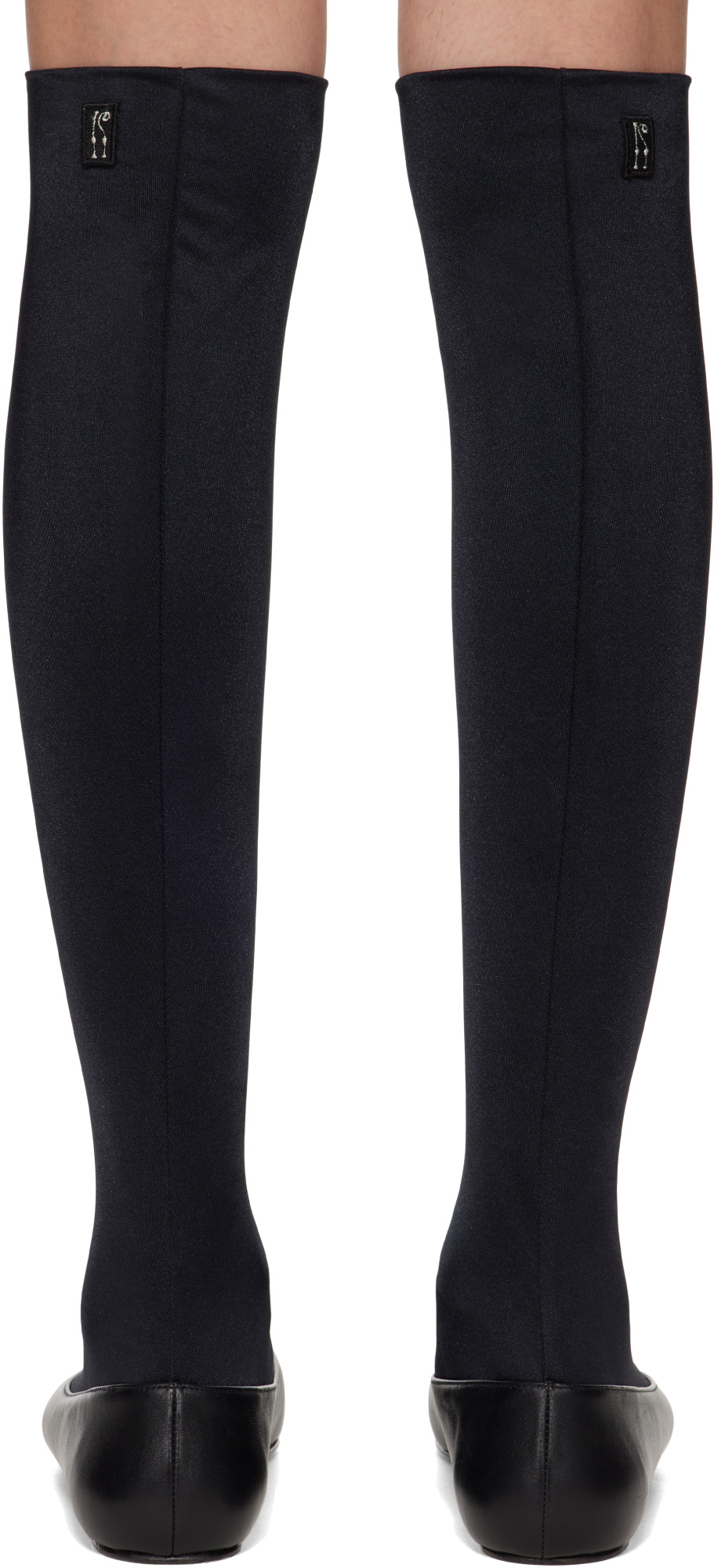 Kiko Kostadinov Proxima Long Ballet Flats In Black