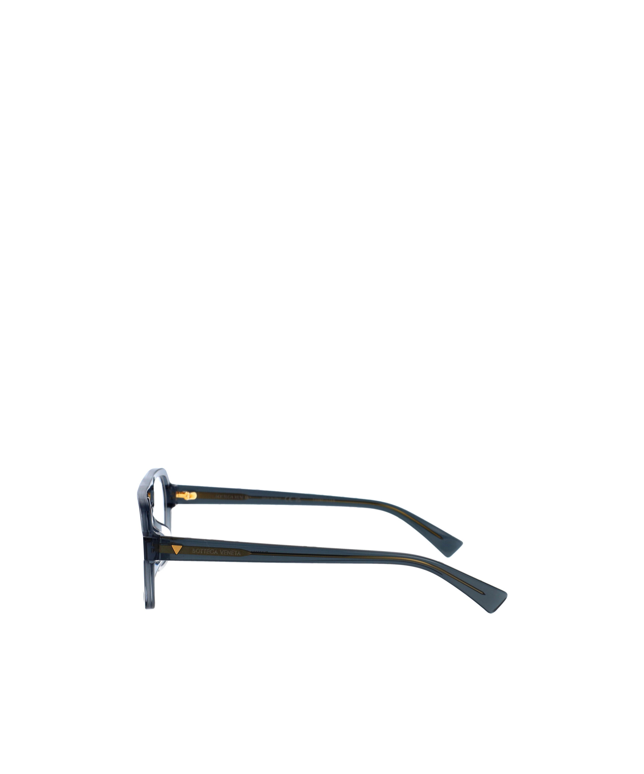 Bottega Veneta Eyewear Square Frame Glasses In Gray