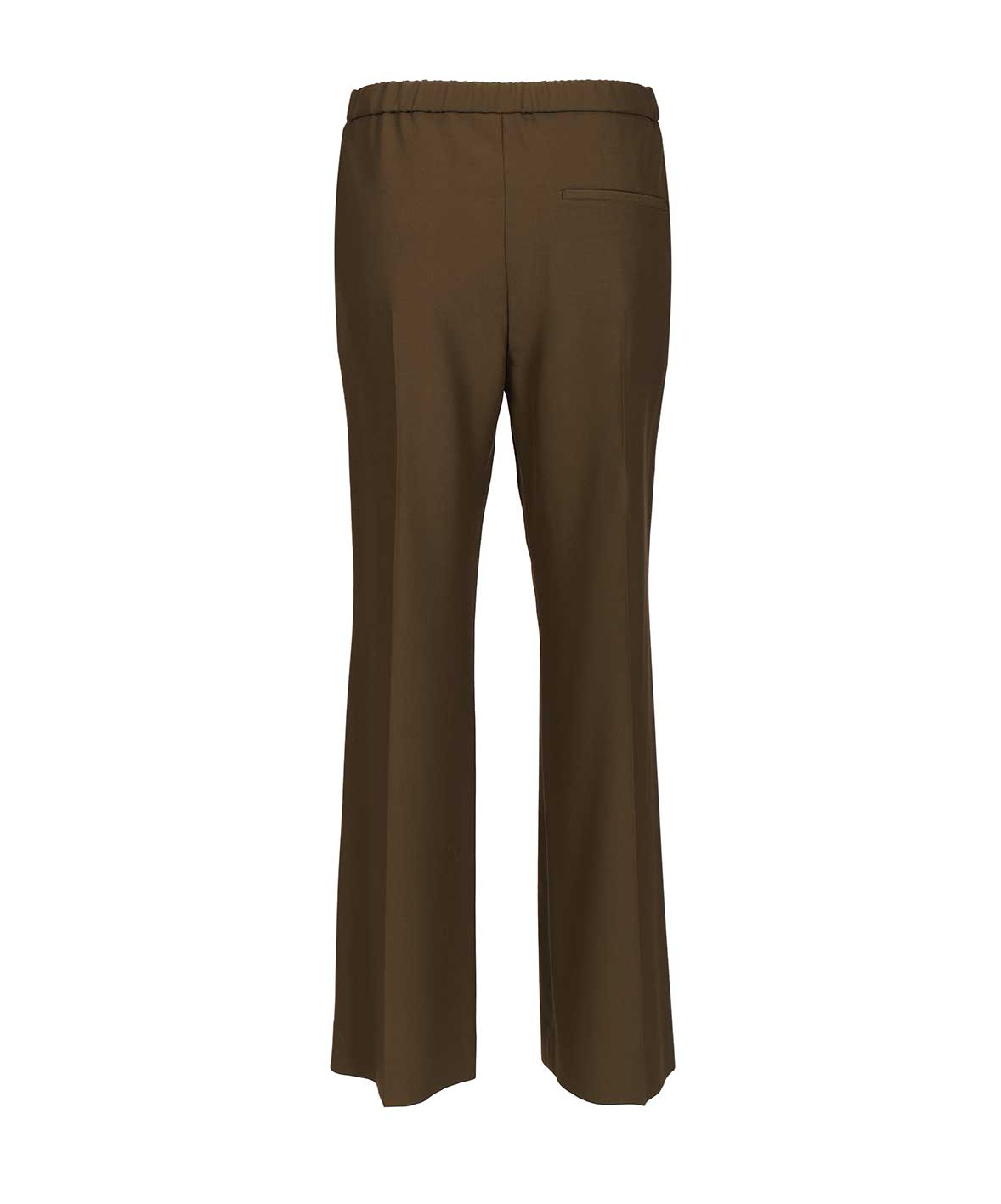 Loewe Logo Embossed Pleat Detail Trousers In Green