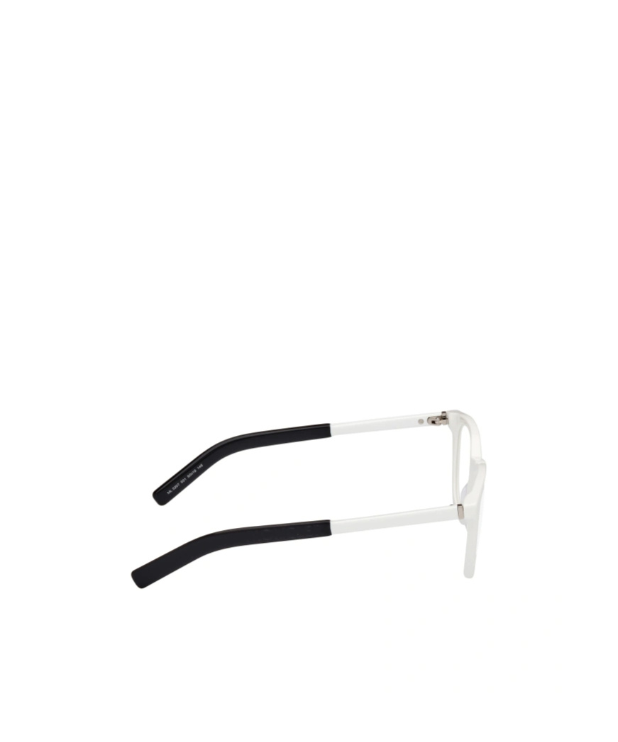 Moncler Ml5207 Two-tone Square-frame Glasses In White