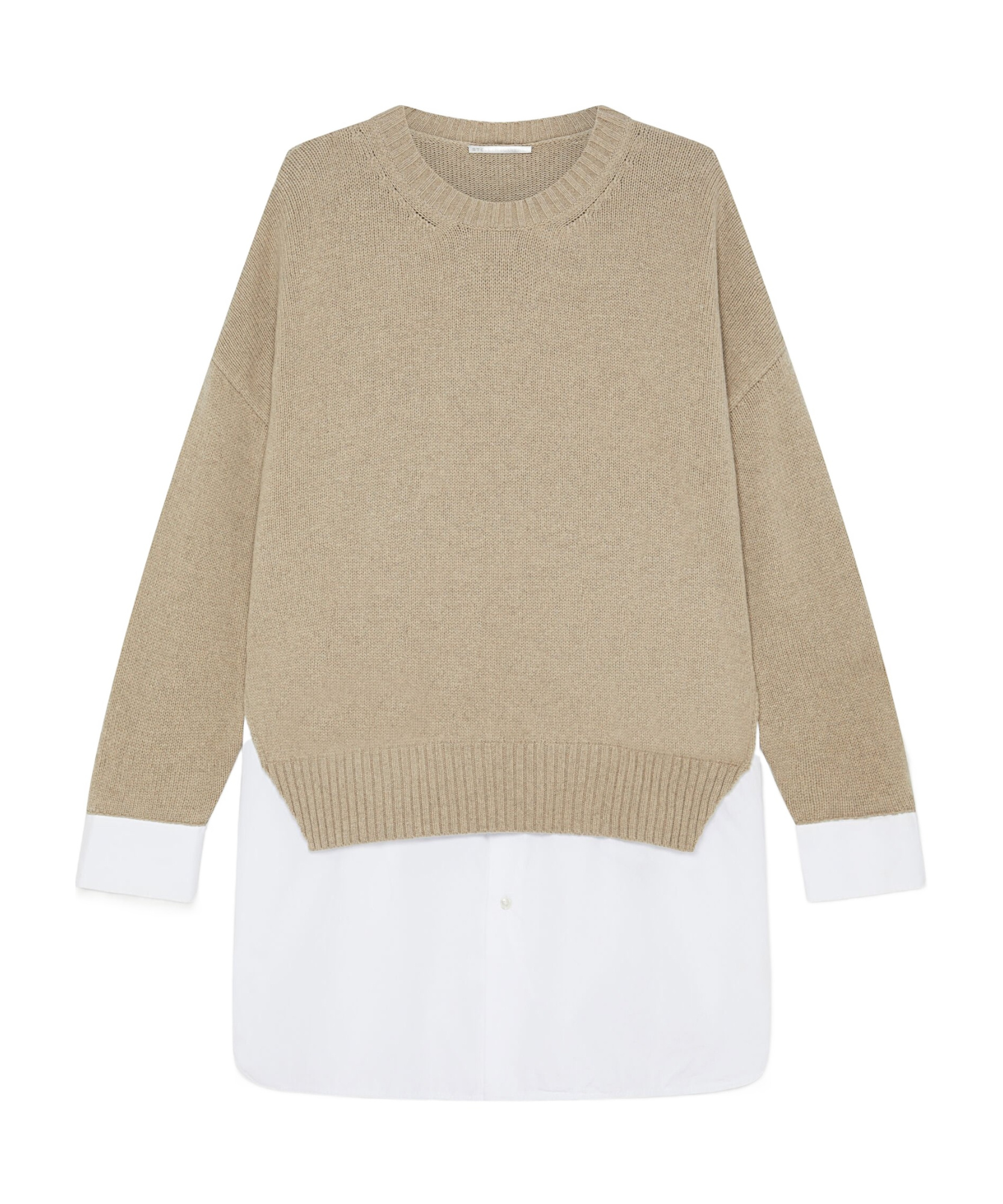STELLA MCCARTNEY SHIRT DETAIL LONG-SLEEVED PULLOVER
