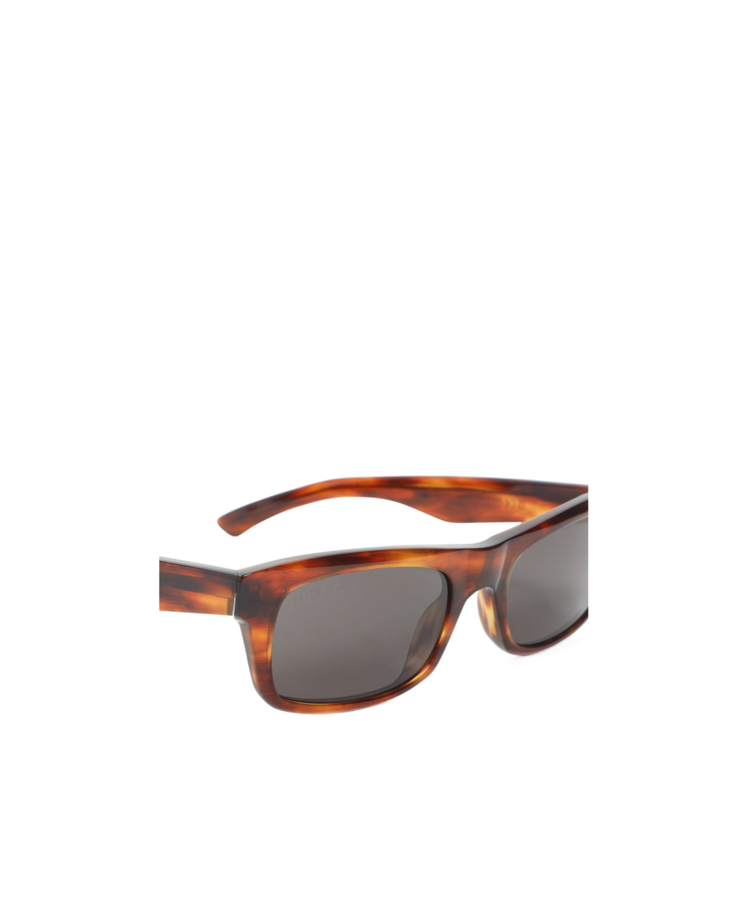 Balenciaga Soho Square Frame Tinted Sunglasses In Brown