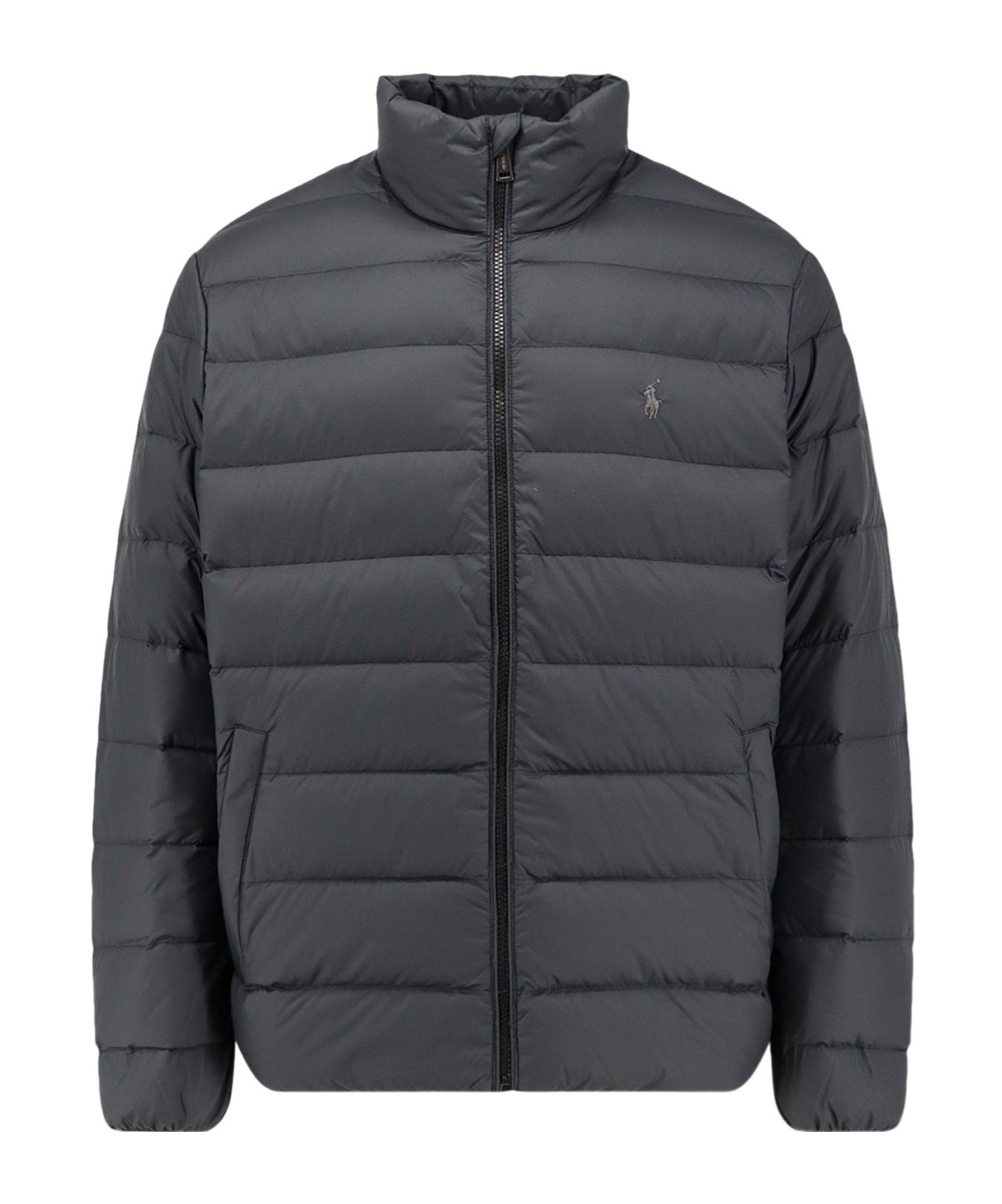 Polo Ralph Lauren Down Jacket Featuring Adjustable Elements In Multi