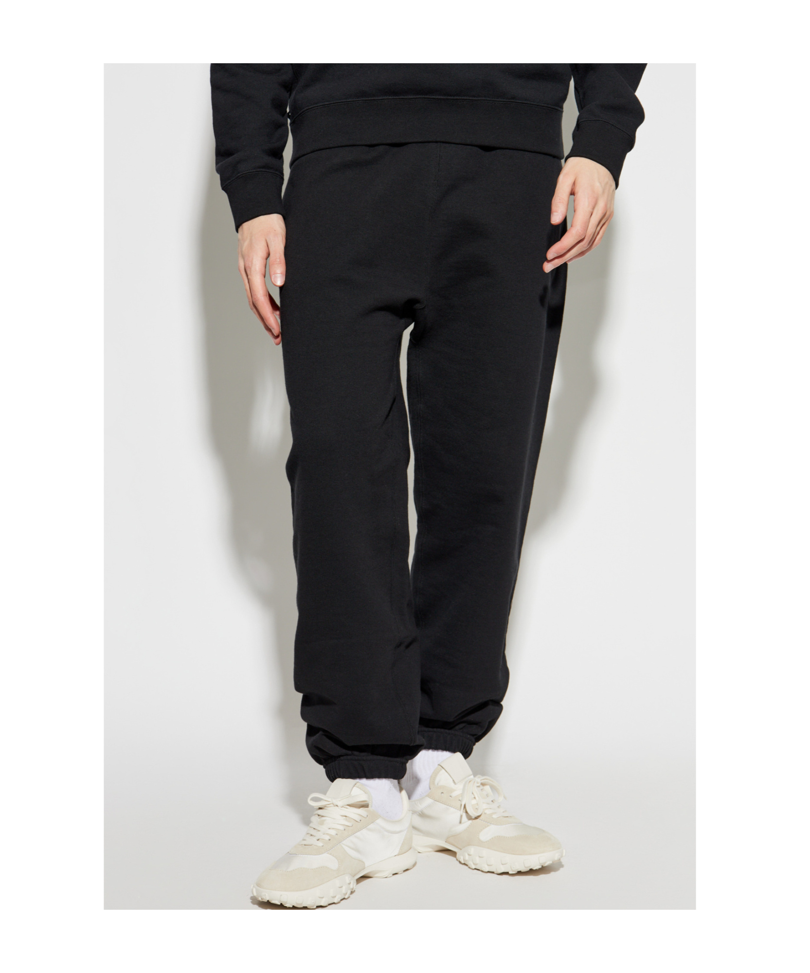 Jil Sander Elastic Waist Sweatpants In Black