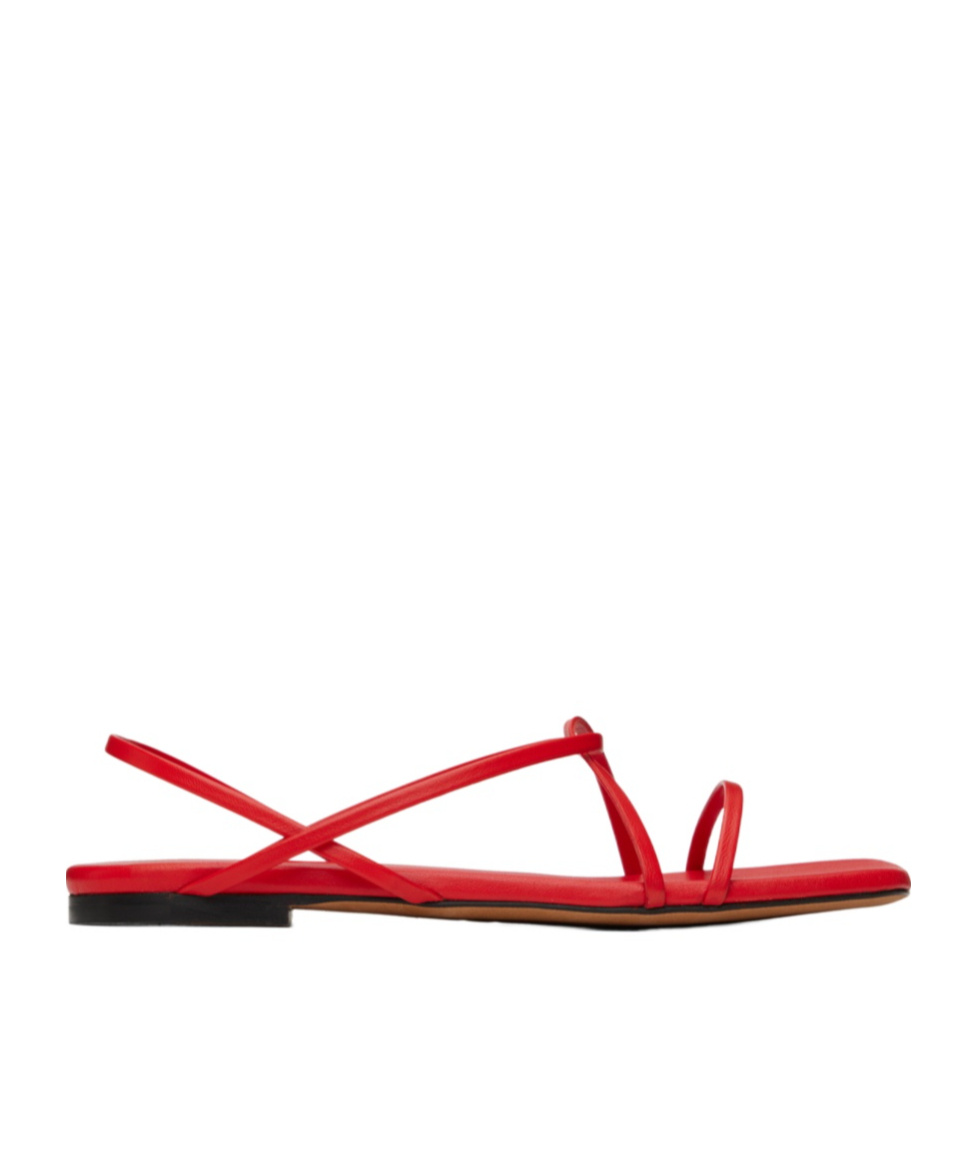 PROENZA SCHOULER CROSS-STRAP FLAT SANDALS