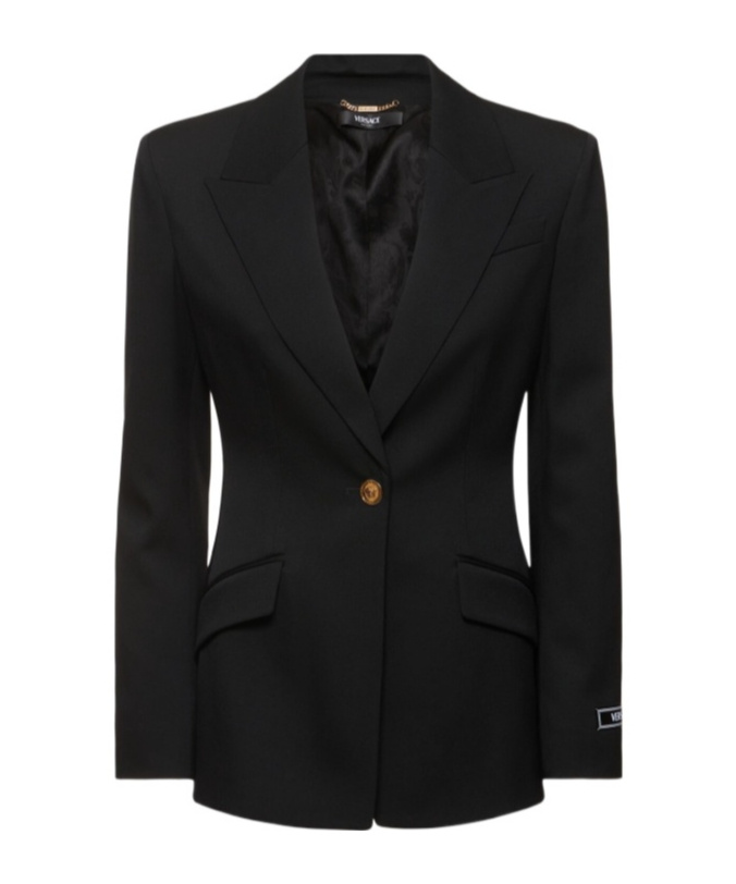 Versace Single-button Suit Coat