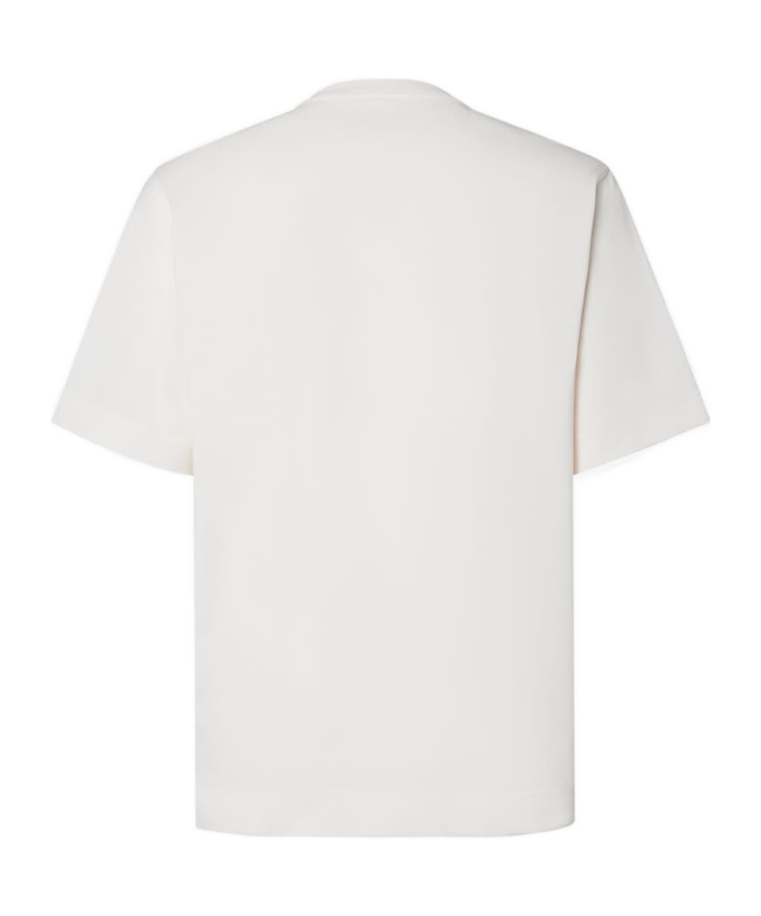 Fendi Beige Crewneck Logo T-shirt In Neutral
