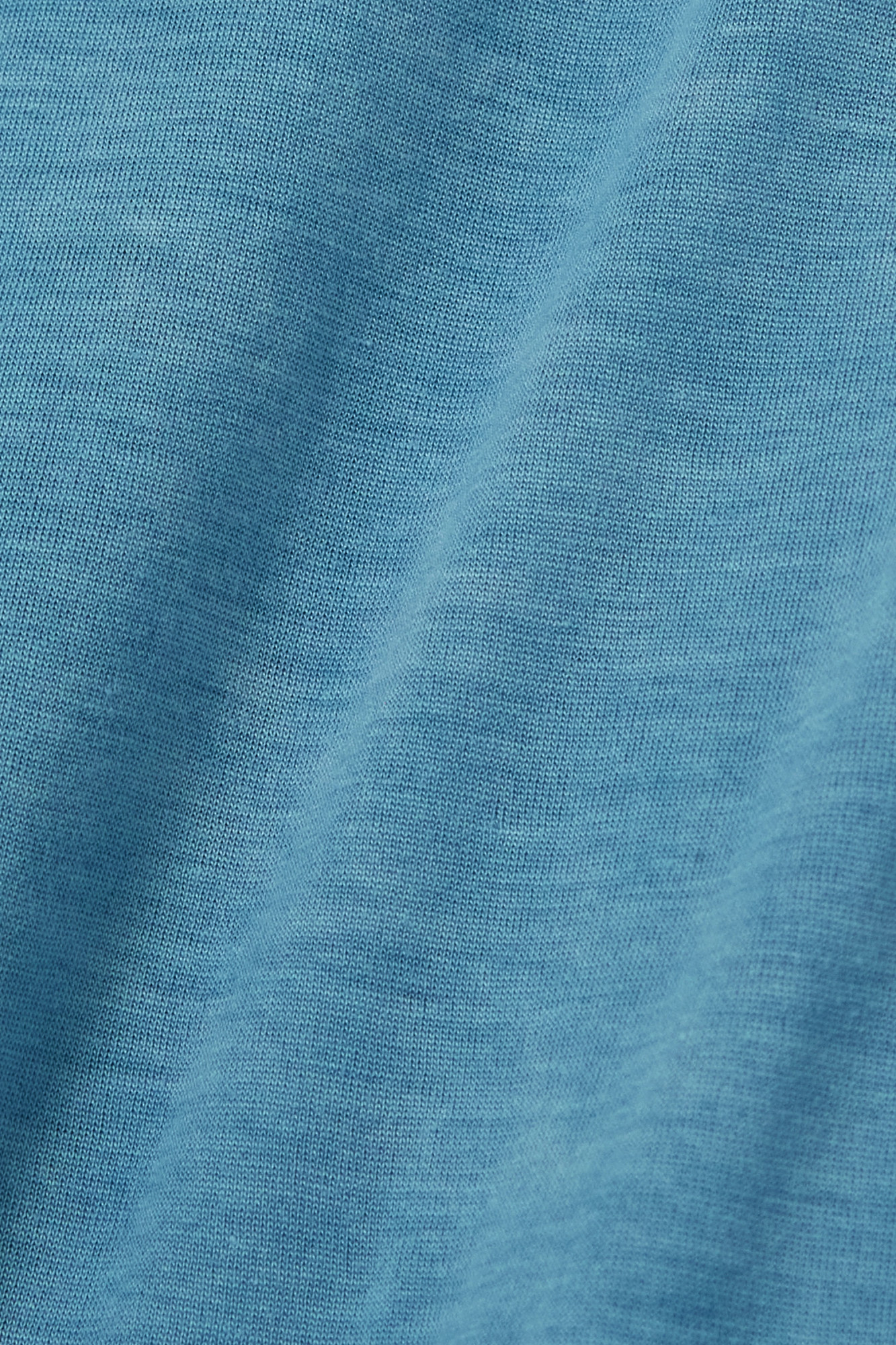 Baserange Round Neck Long-sleeved T-shirt In Blue