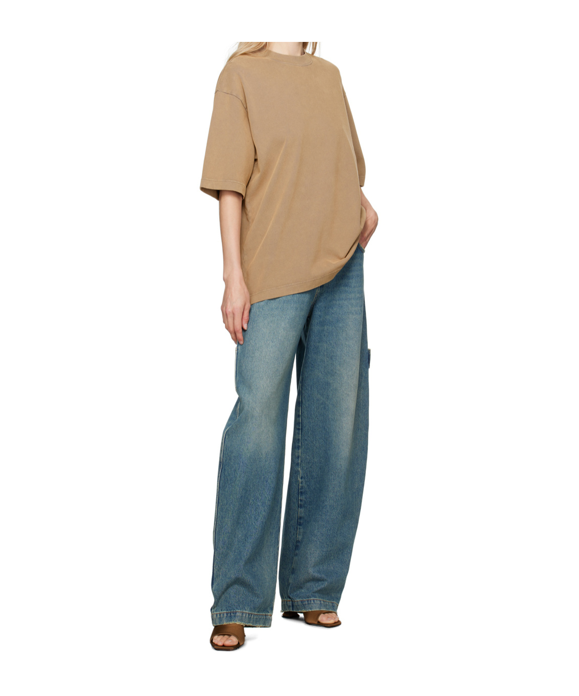 DARKPARK DENIM TROUSERS WITH BELT LOOPS