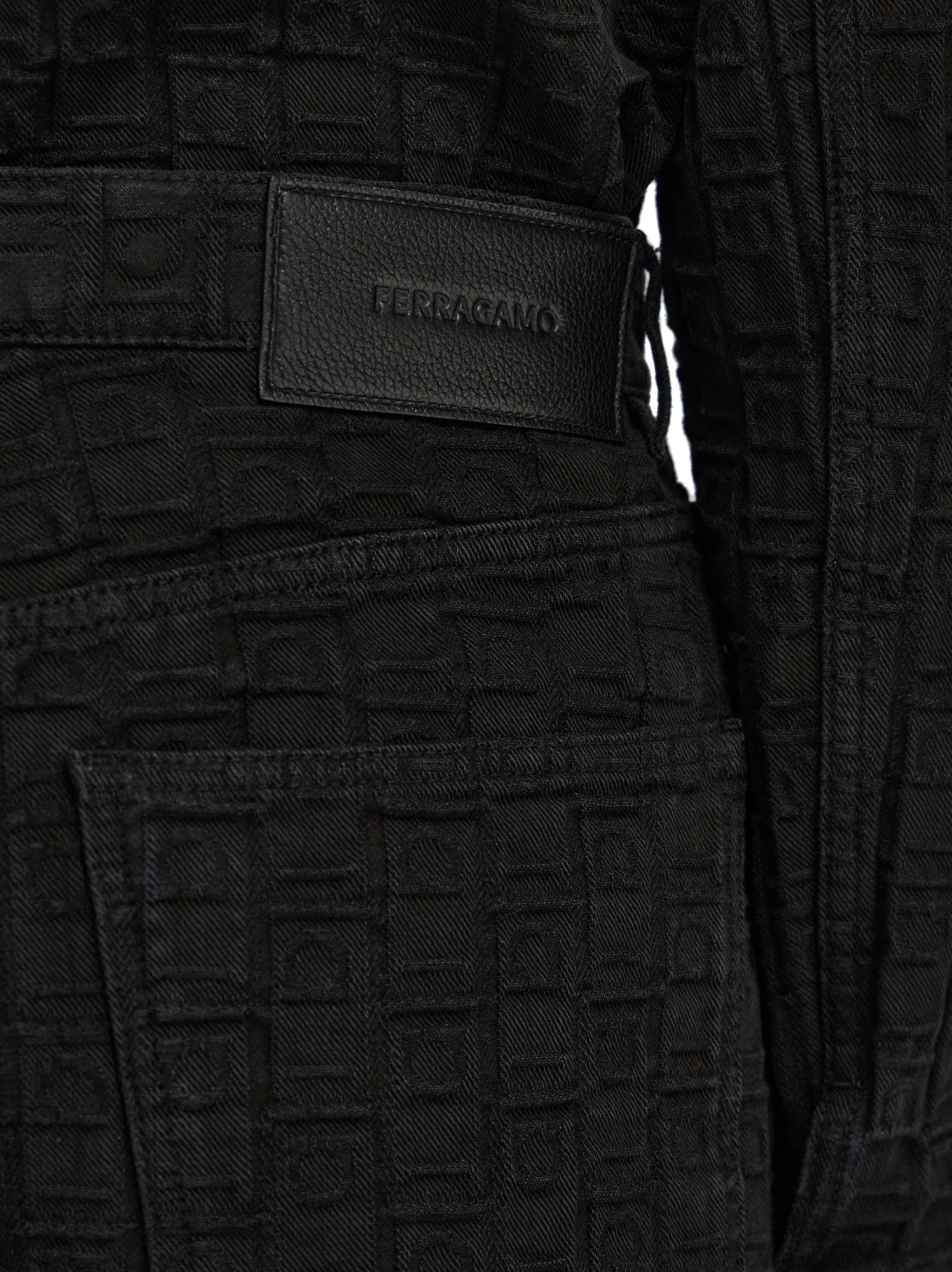 Ferragamo Monogram Five Pocket Trousers