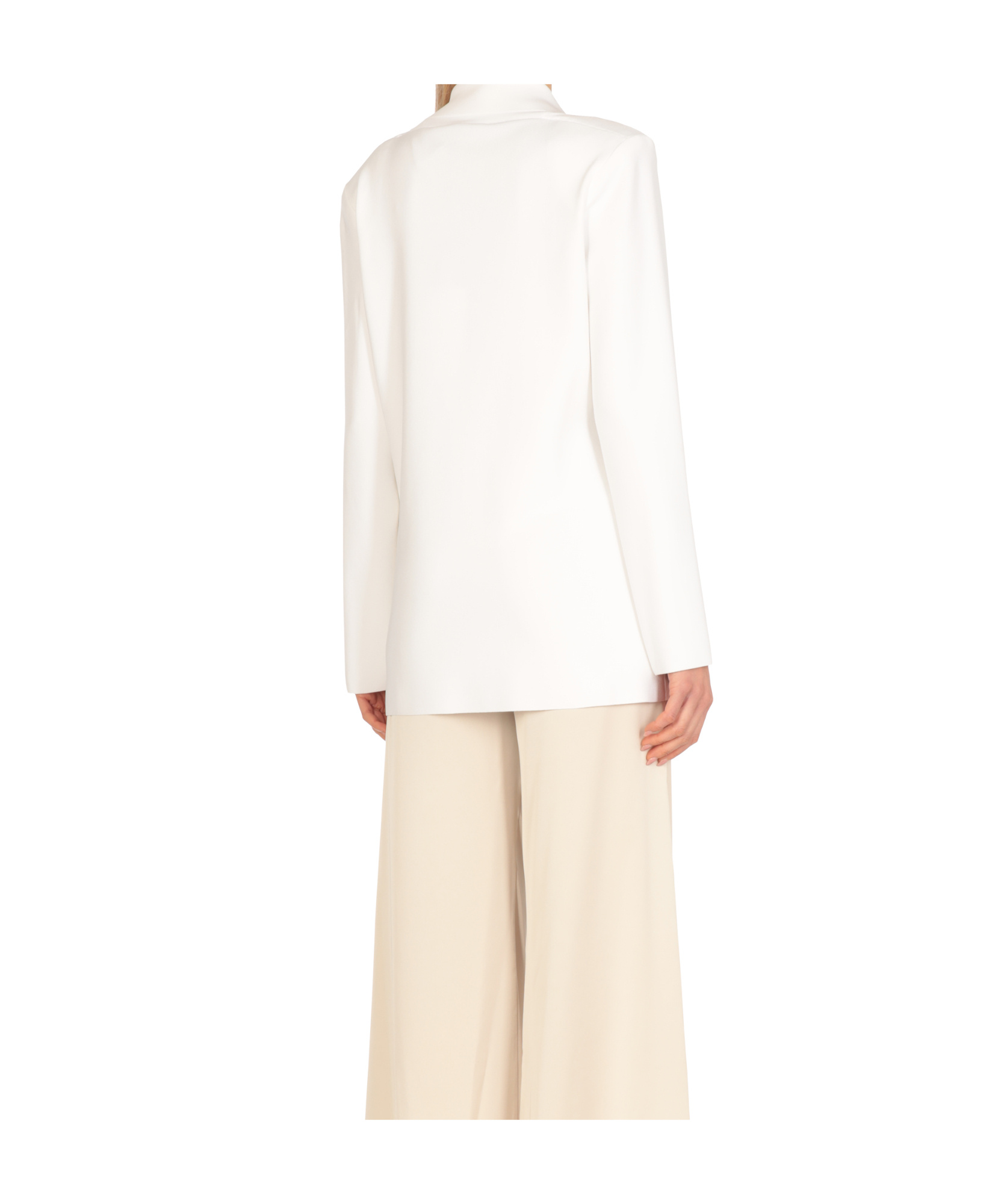 D Exterior D.exterior Single Button Blazer Jacket In White