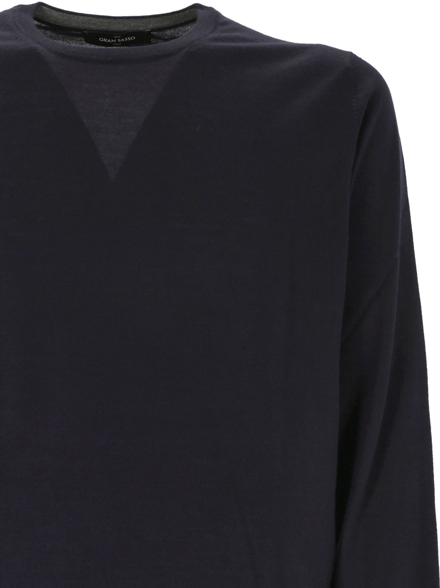 Gran Sasso Cashmere-silk Sweater In Black