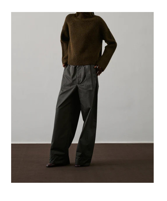 Soeur Womens Chocolat William High-neck Merino-wool Jumper In Brown