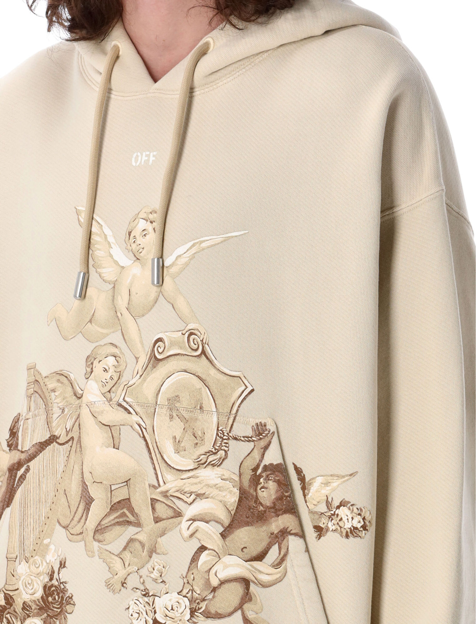 Off-white Men's Putti Skate Hoodie In Nude