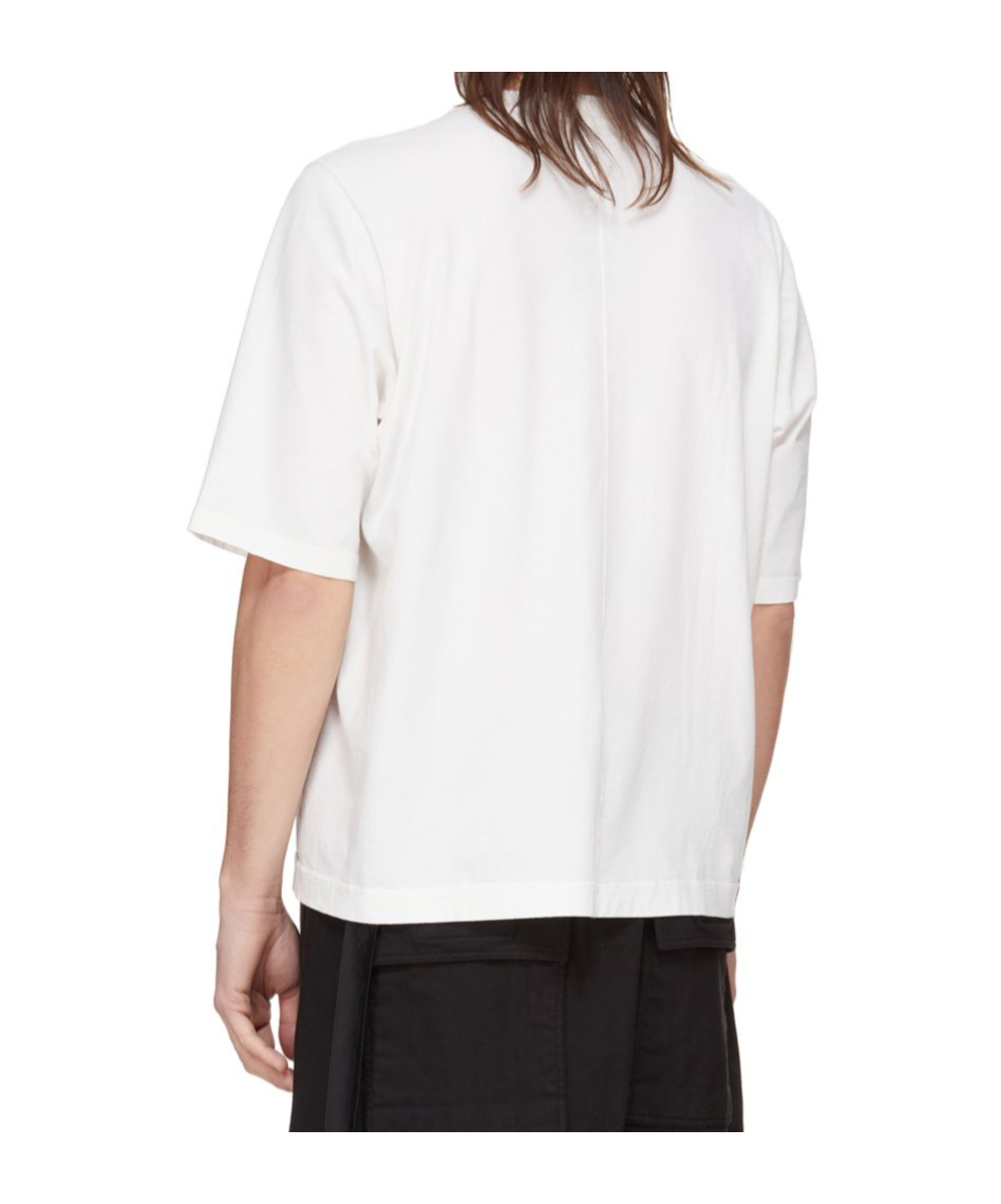 Rick Owens Drkshdw Crew-neck Cotton T-shirt In White