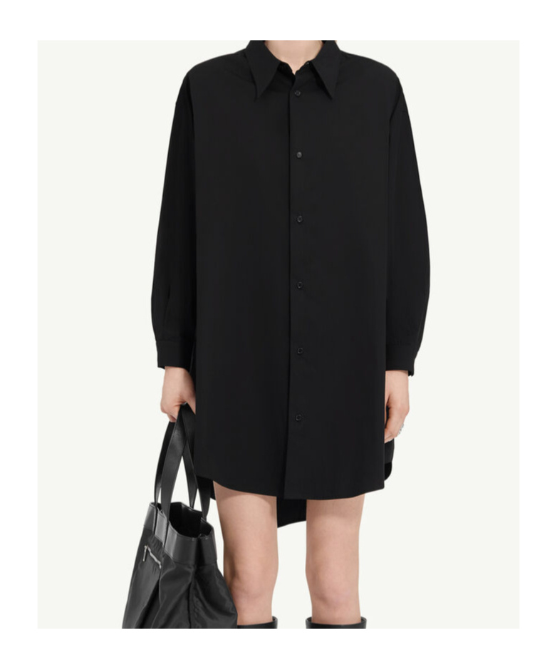 Mm6 Maison Margiela Shirt Dress In Black
