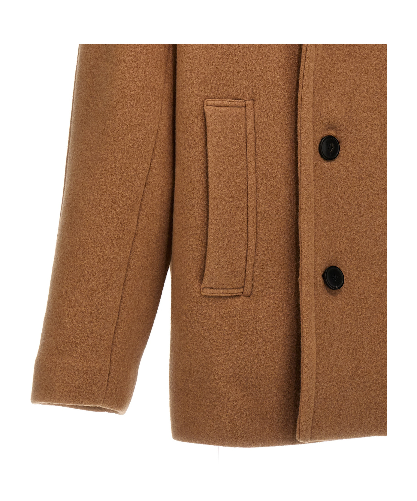 Dries Van Noten Wool Coat For Men In Brown