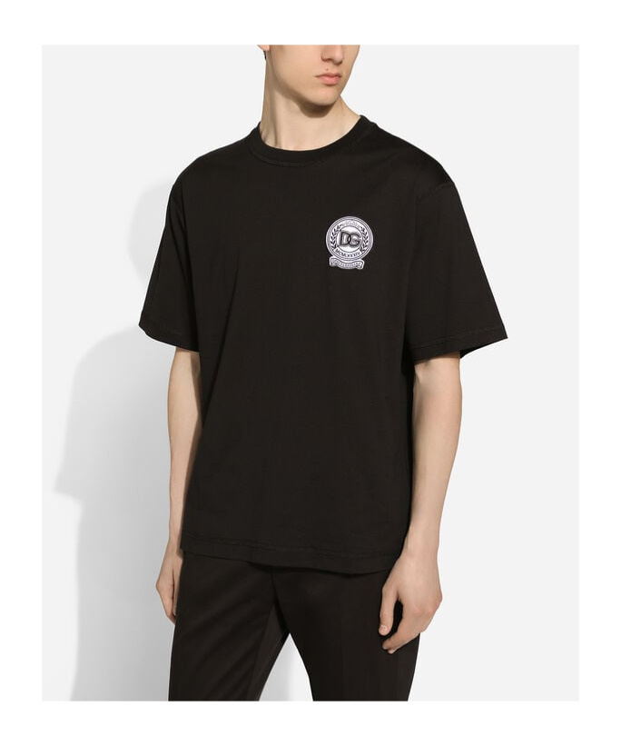 Dolce & Gabbana Black Dg Logo T-shirt