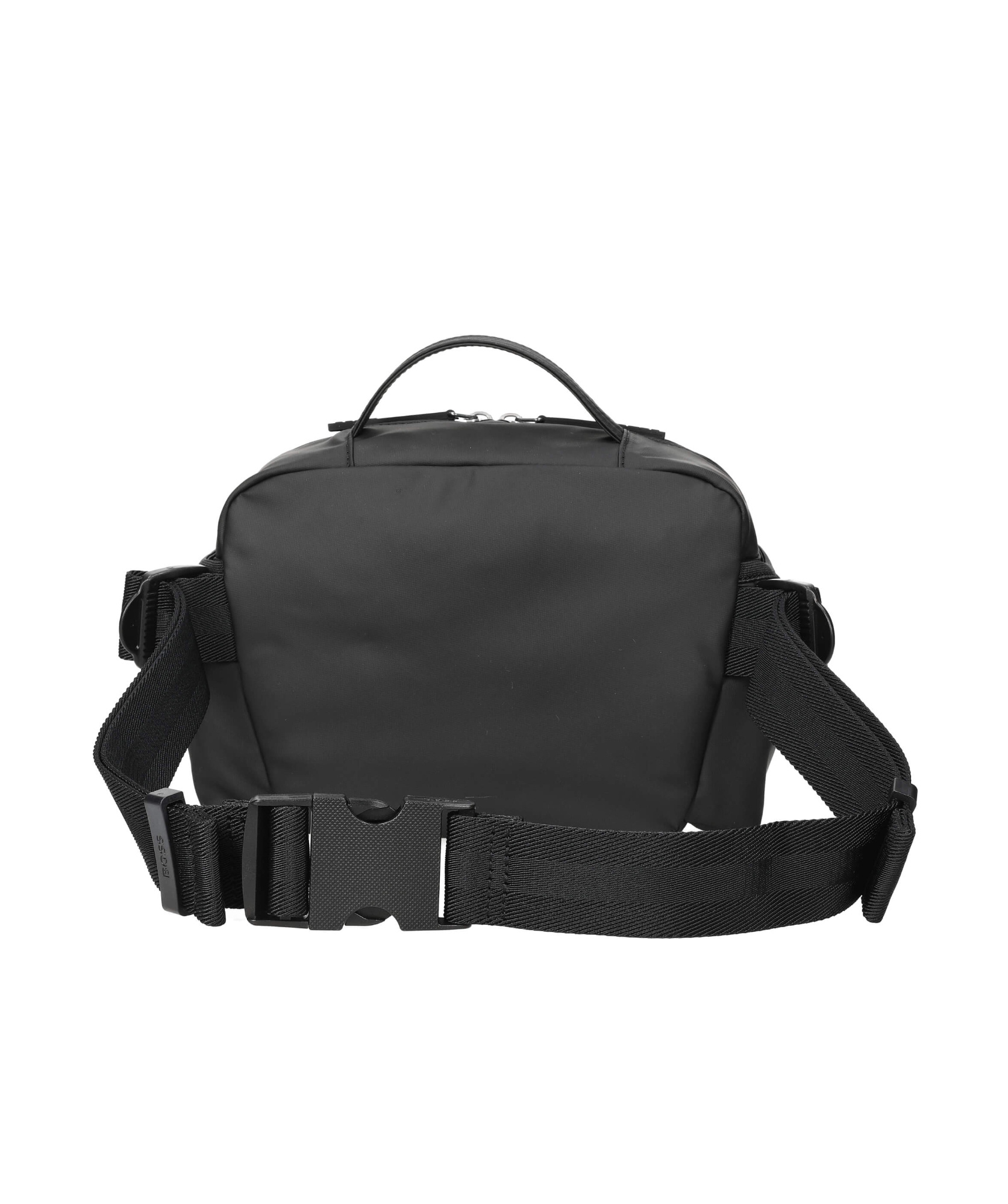 Shop Hugo Boss Logo-embossed Belt Bag In Black