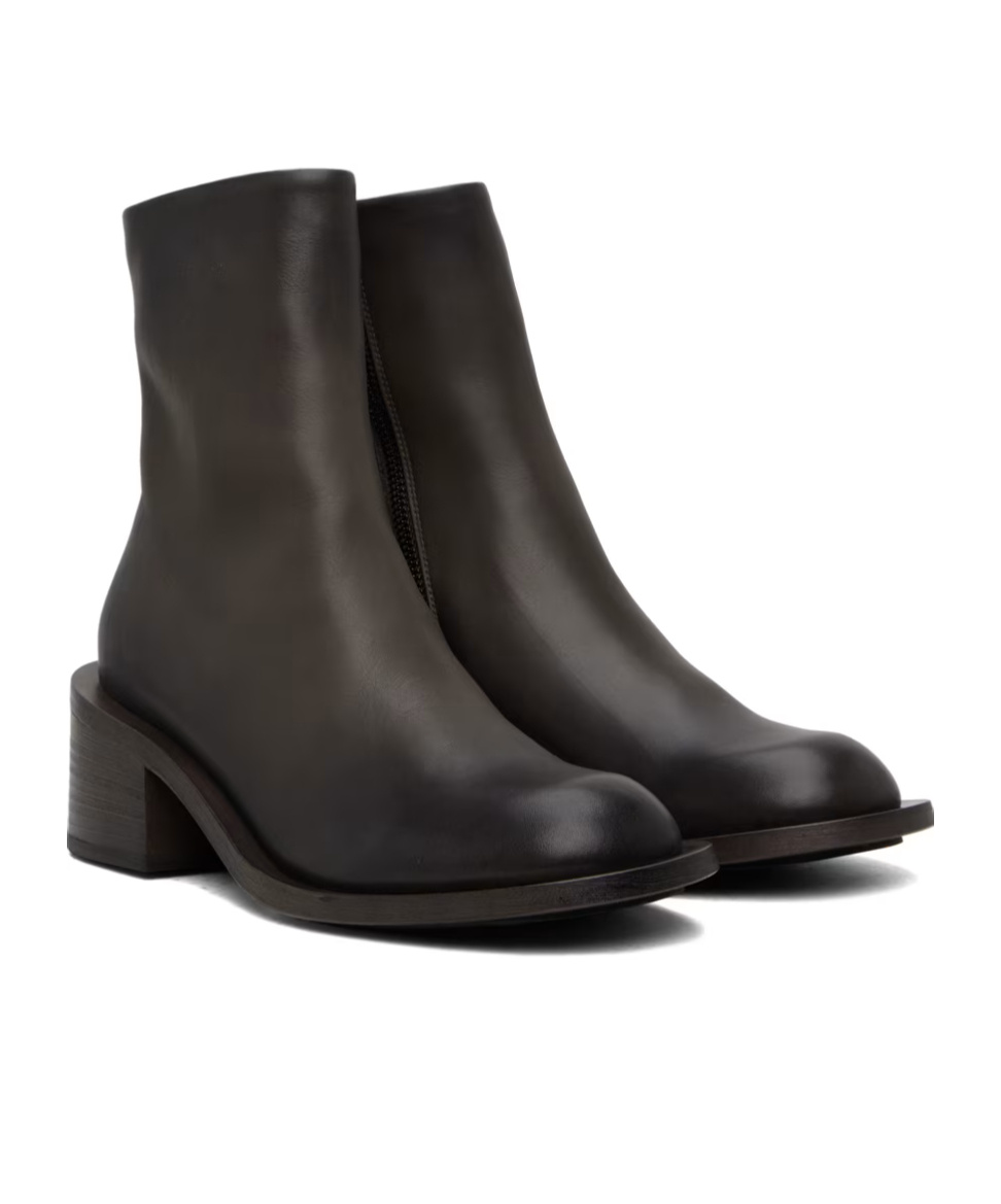 Shop Marsèll Allucino Zipper Boots In Black