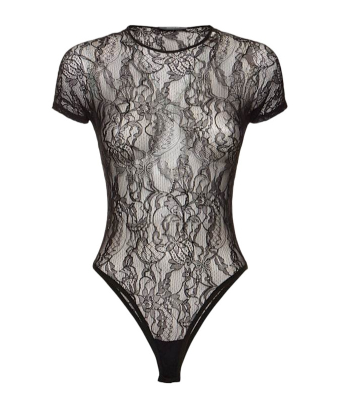 WARDROBE.NYC FLOWER SHORT SLEEVE JUMPSUIT