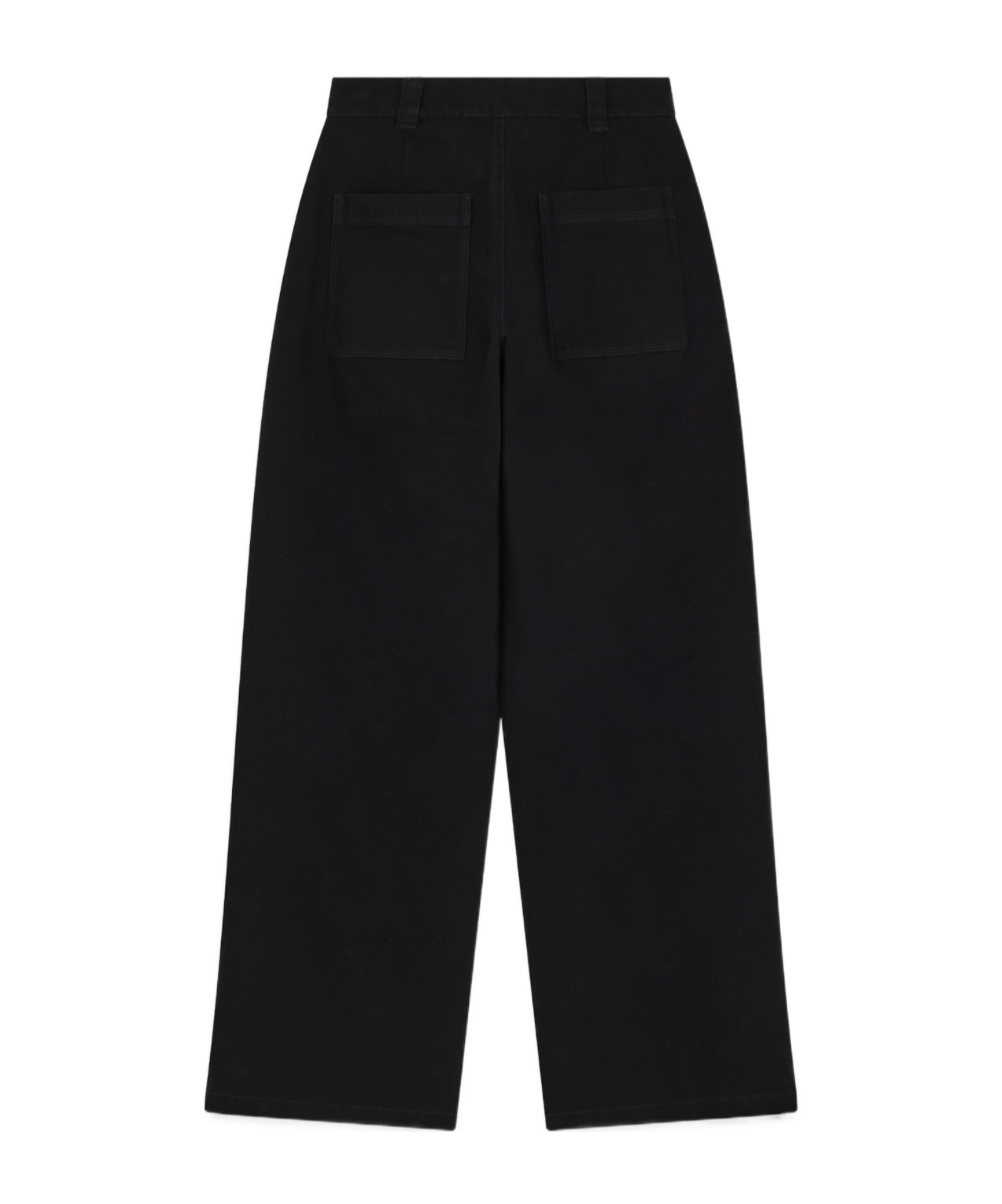 We11 Done Mid-waist Casual Pants In Black