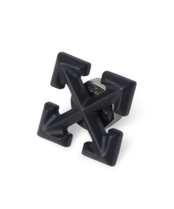 Off-white Arrow Single Earring In Black