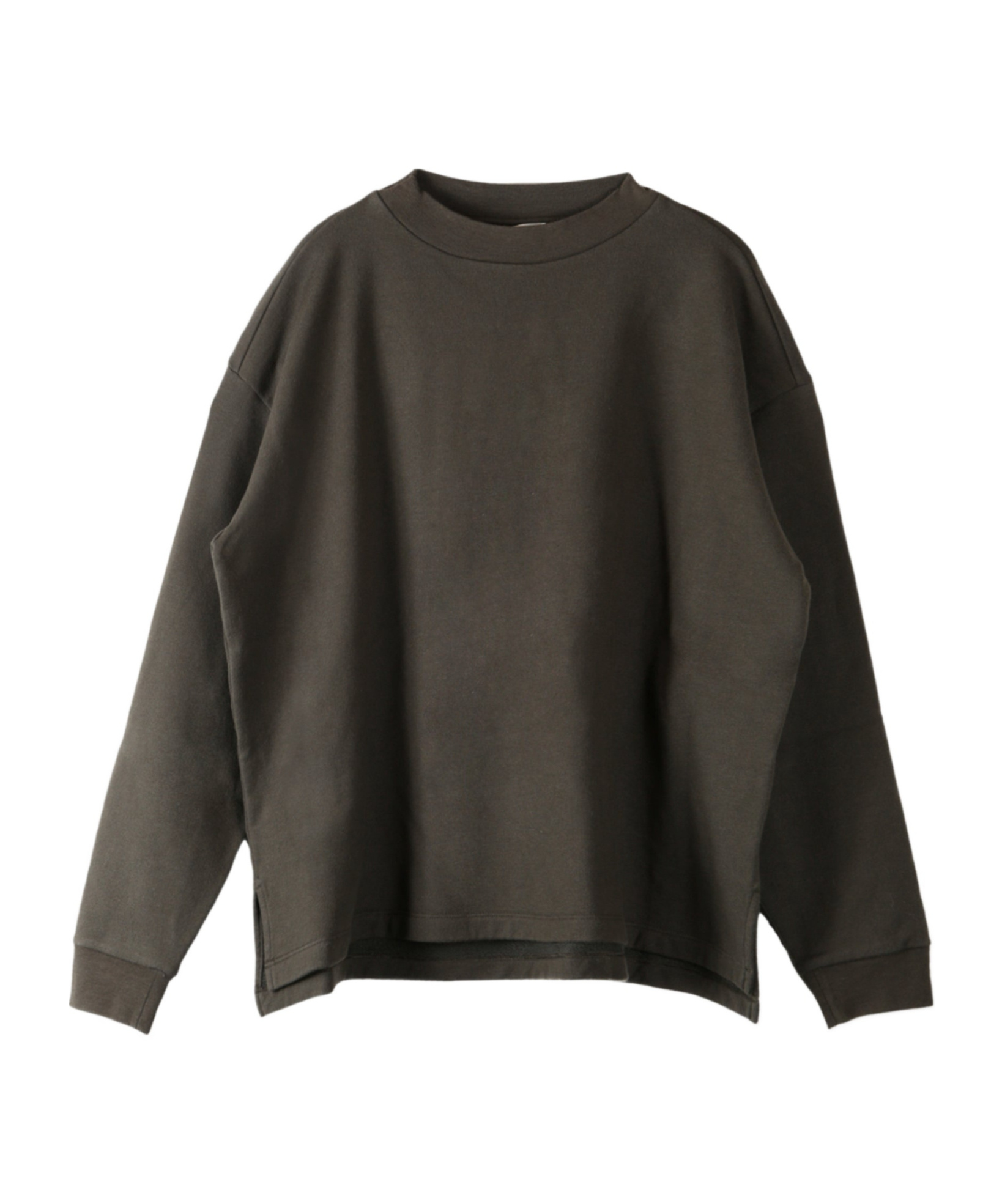 The Row Round Neck Long Sleeve T-shirt In Black