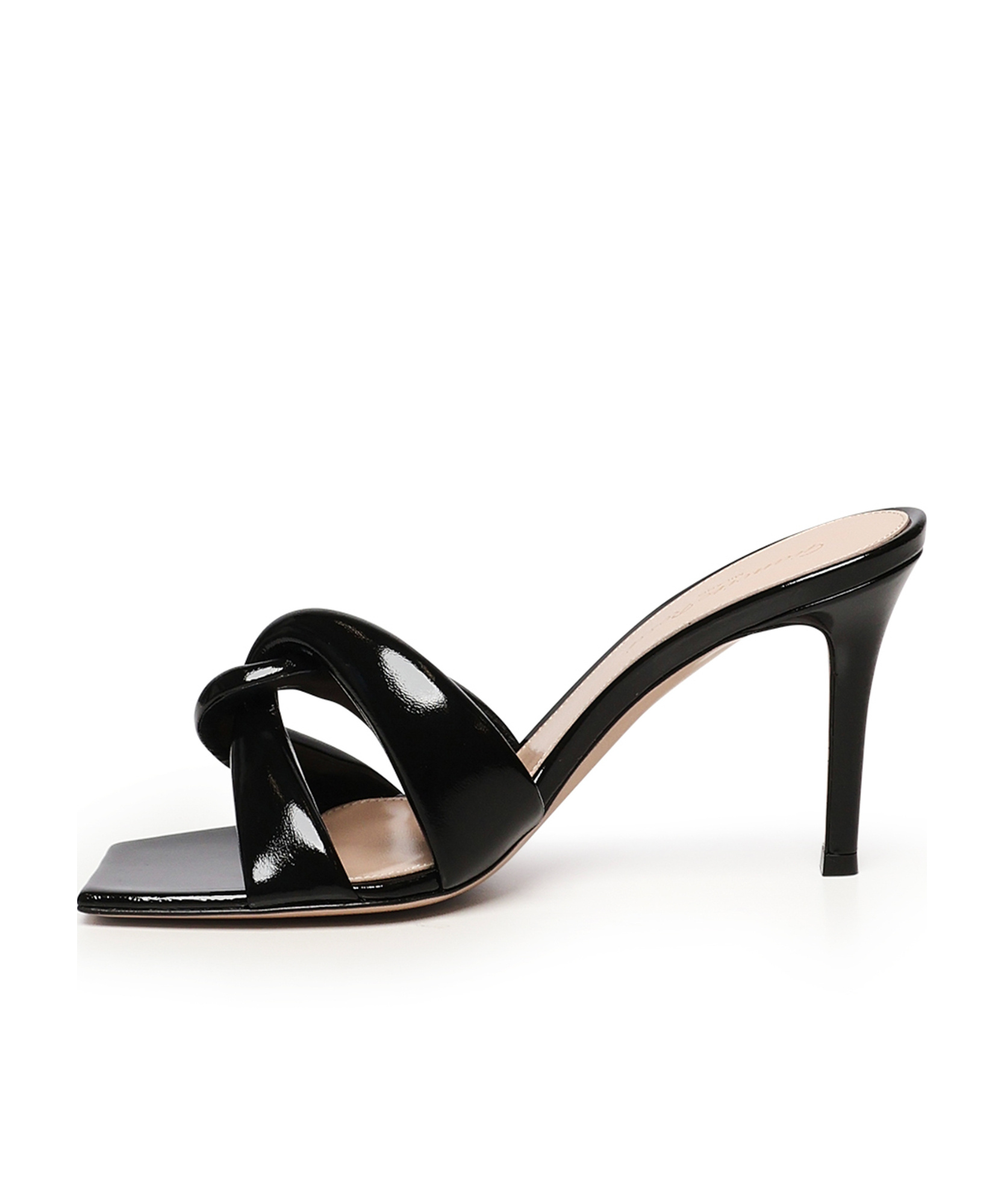 Gianvito Rossi Amour 85 Nappa Leather Mules In Black