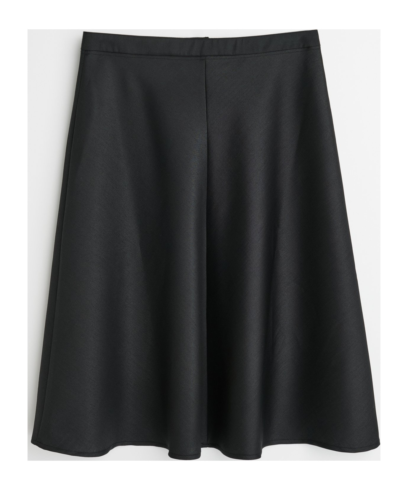 Shop Our Legacy Curtain High-rise Wool Skirt In Black