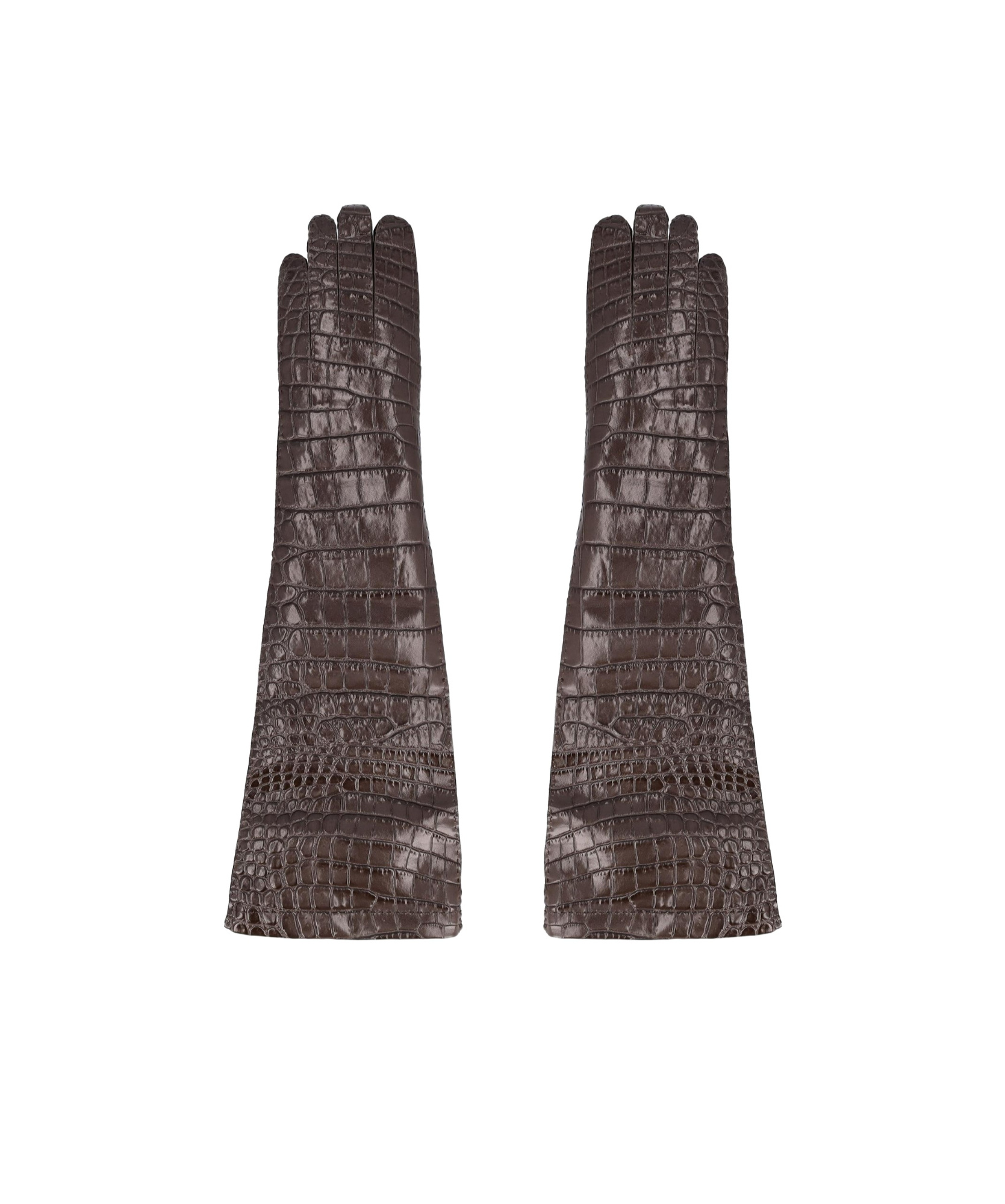Miu Miu Five-finger Gloves In Black