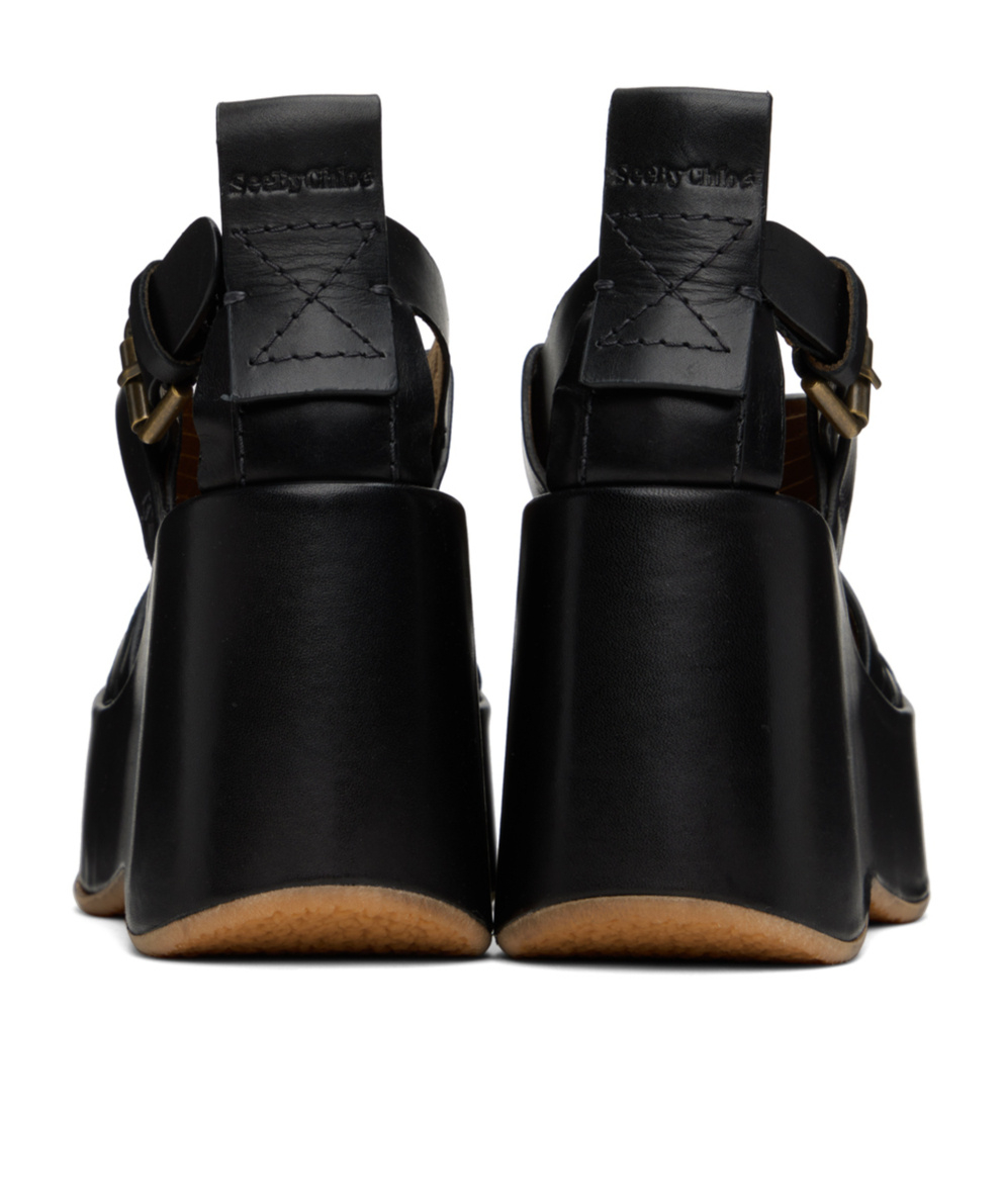 See By Chloé Thessa Cross-strap High-heeled Sandals In Black