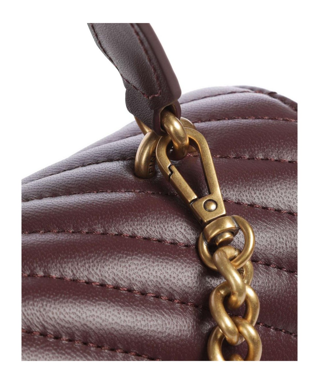 Shop Pinko Flip Shoulder Bag In Black