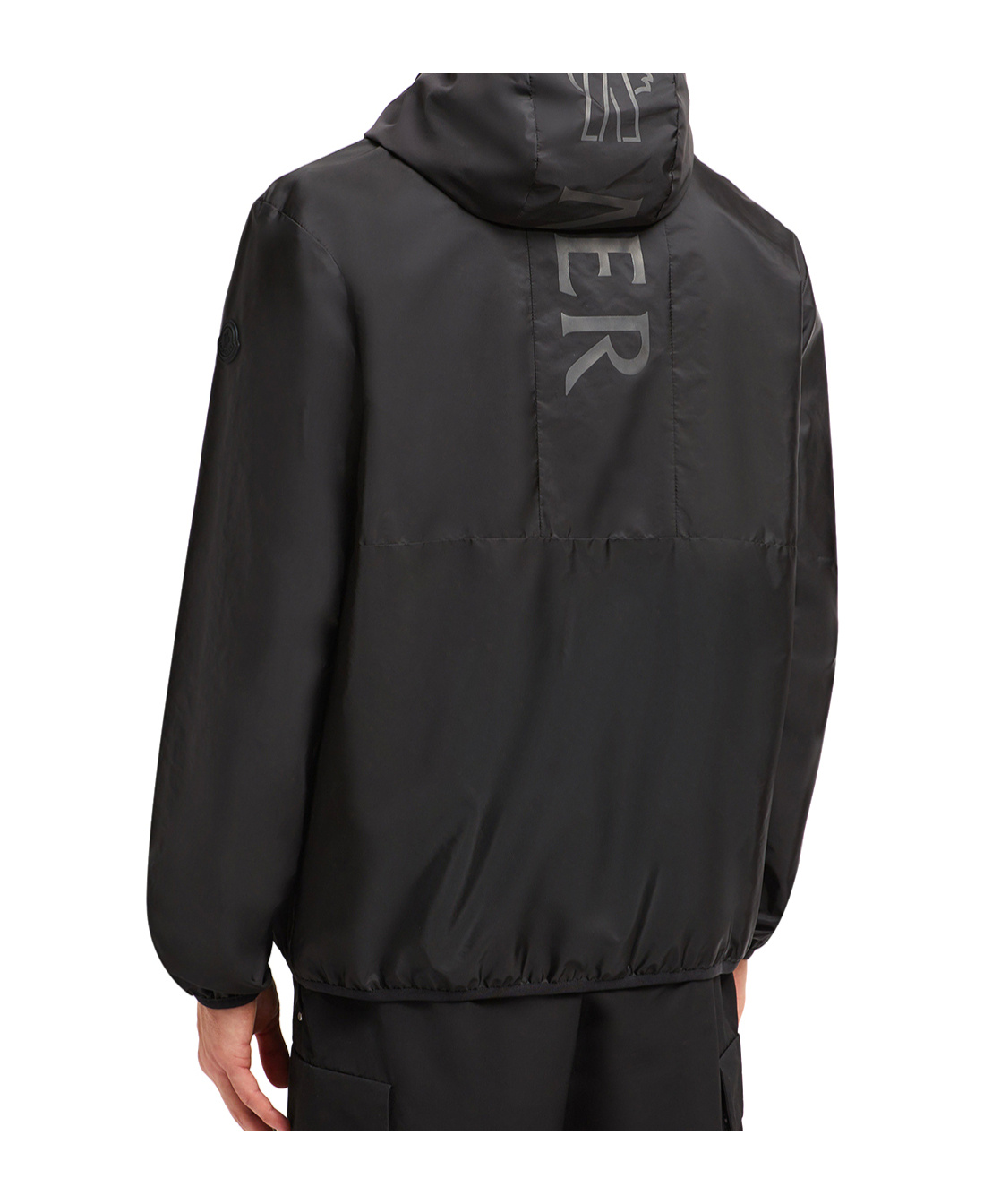 Shop Moncler Granier Hooded Windbreaker In Black