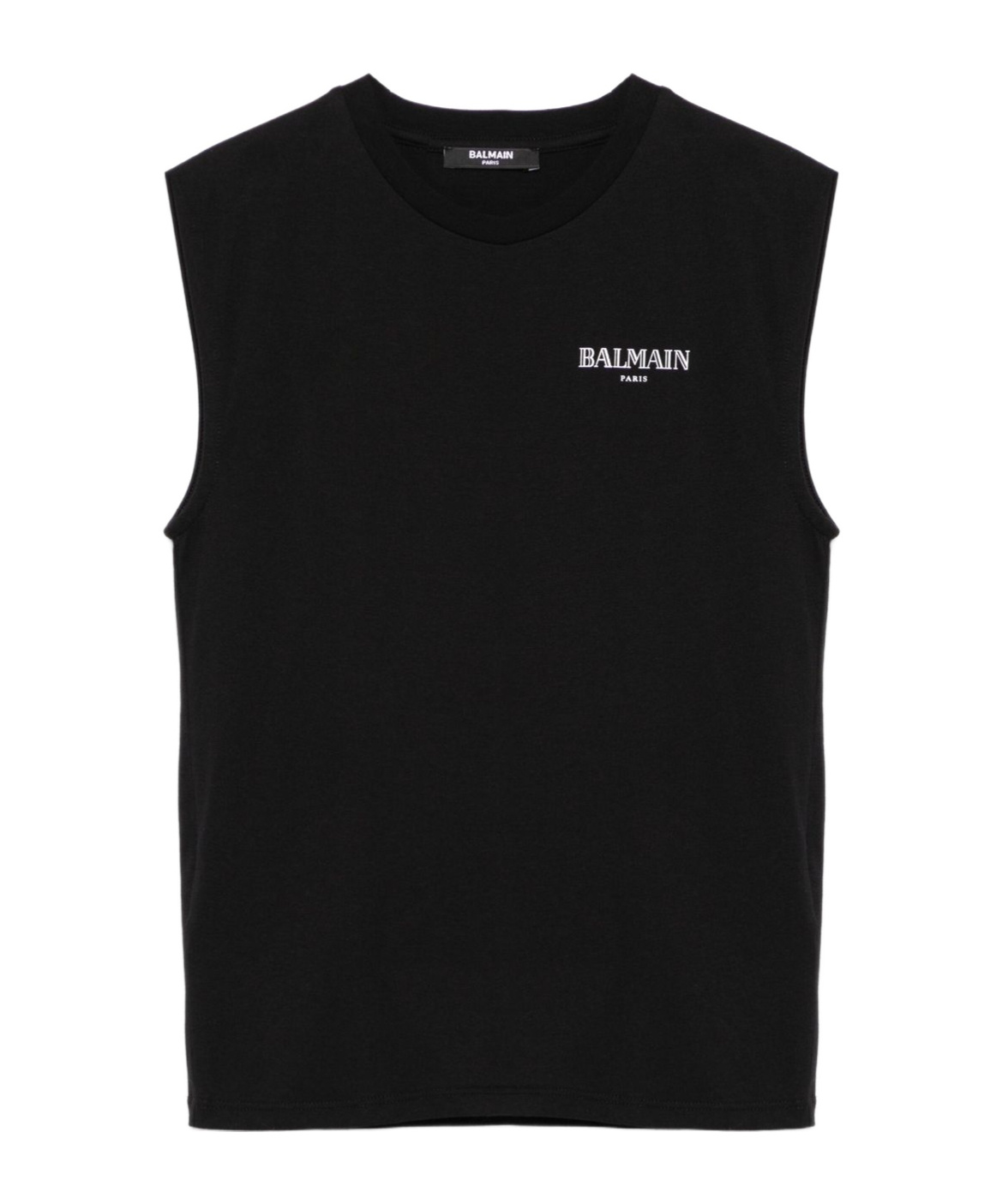 BALMAIN LOGO-PRINT VEST